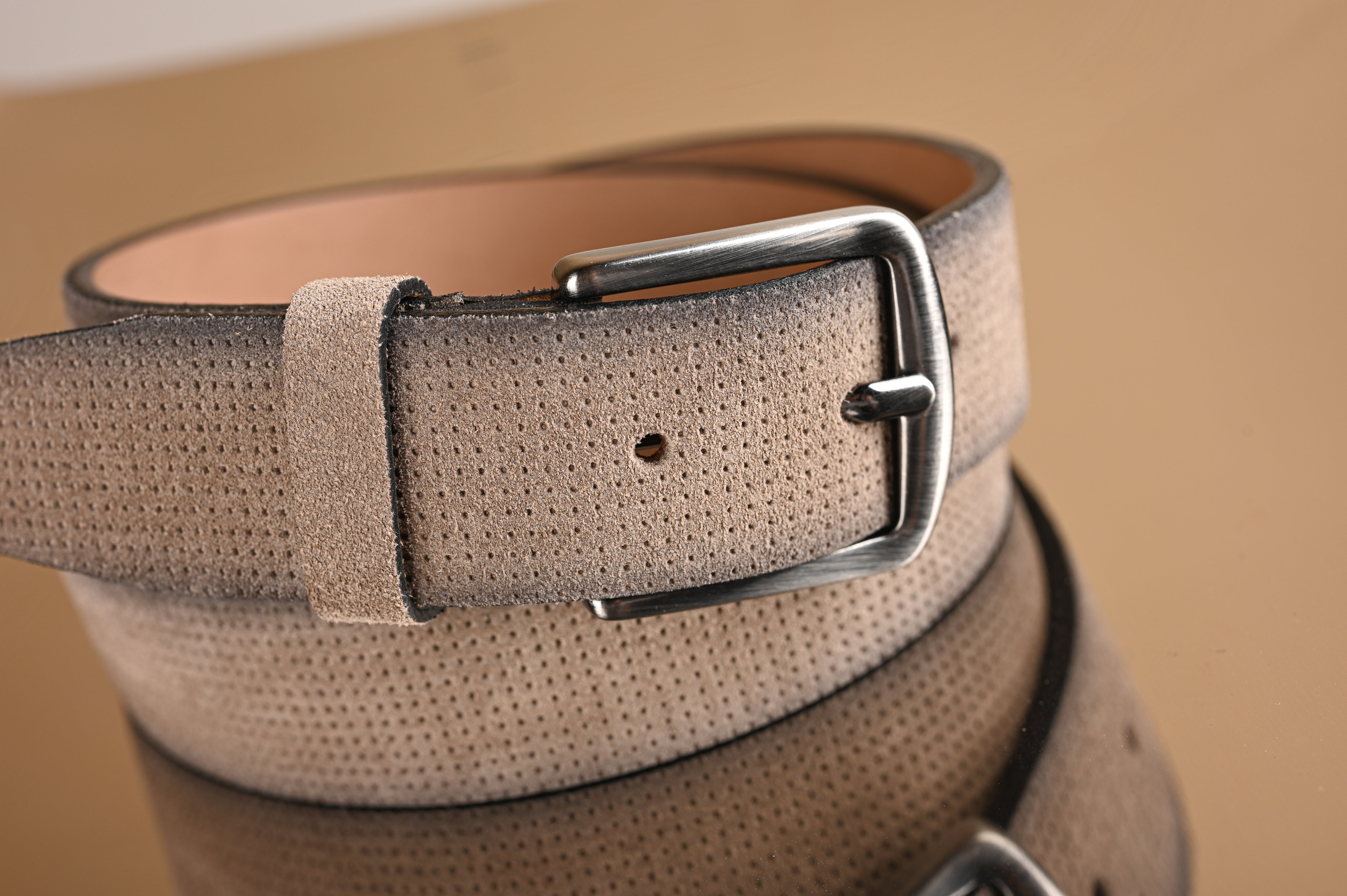 BÆLTER - 6937G/35 Belt, Grey -  - Hr Ravn