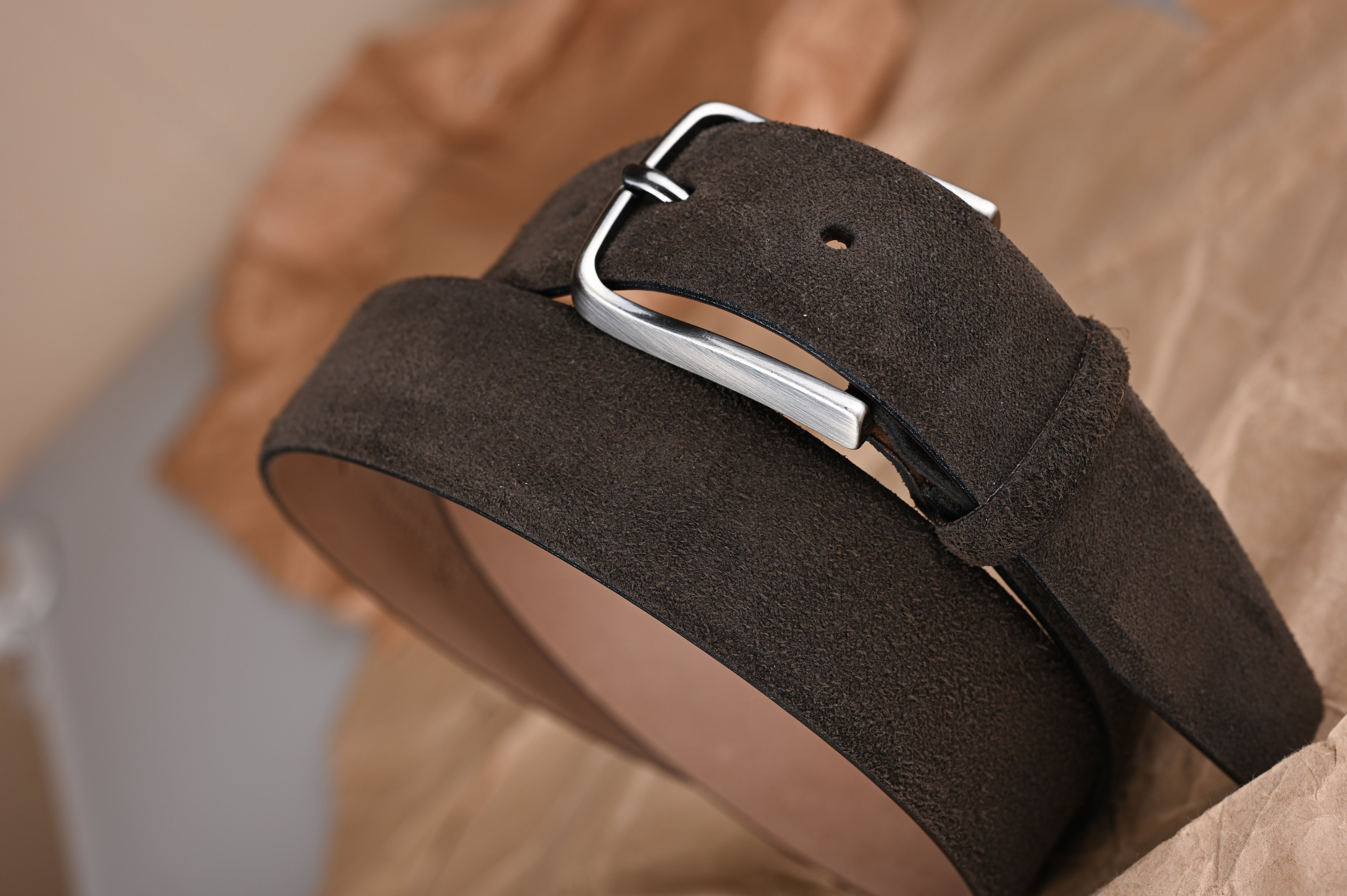 BÆLTER - 6938G/35 Belt, Dark Brown -  - Hr Ravn