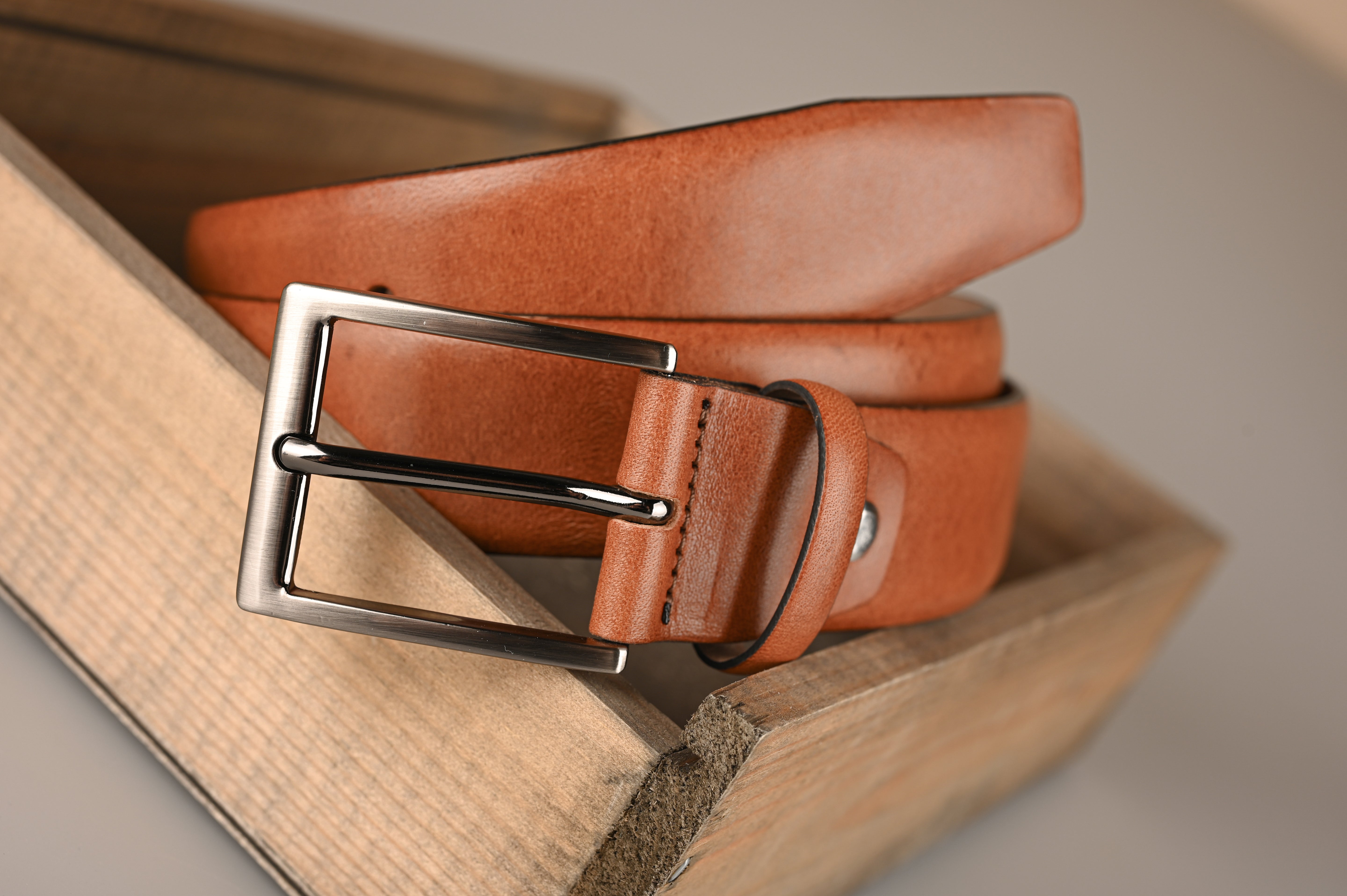 BÆLTER - 6945G/35 Belt, Cognac -  - Hr Ravn