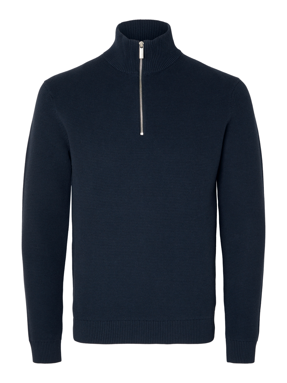 STRIK - Slhdane Ls Knit Structure Half Zip Noos -  - Hr Ravn