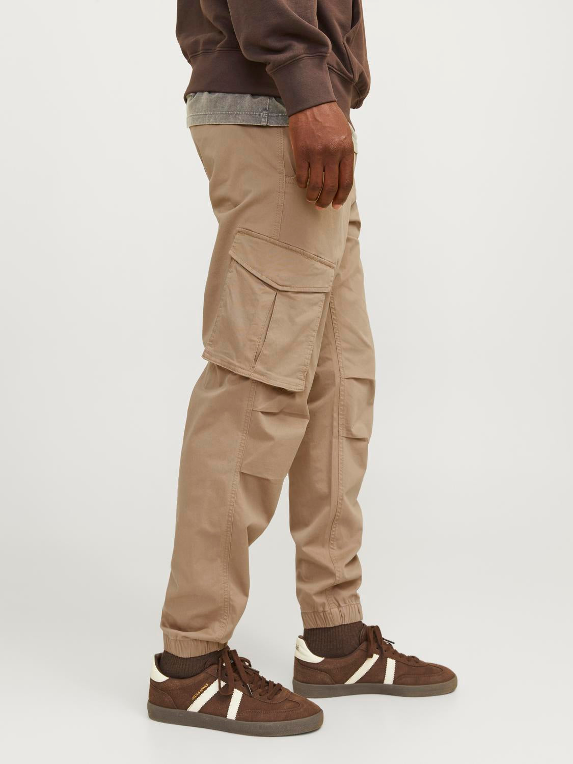 Cargo Pants - Jpstkane Noah Cuffed Cargo Noos -  - Hr Ravn