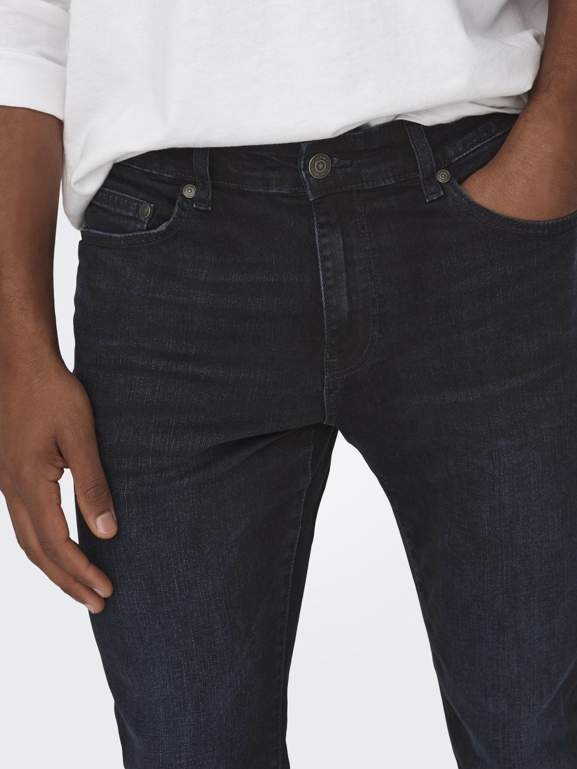 JEANS - Onsloom Slim B. Black 6921 Mat Dnm Noos -  - Hr Ravn