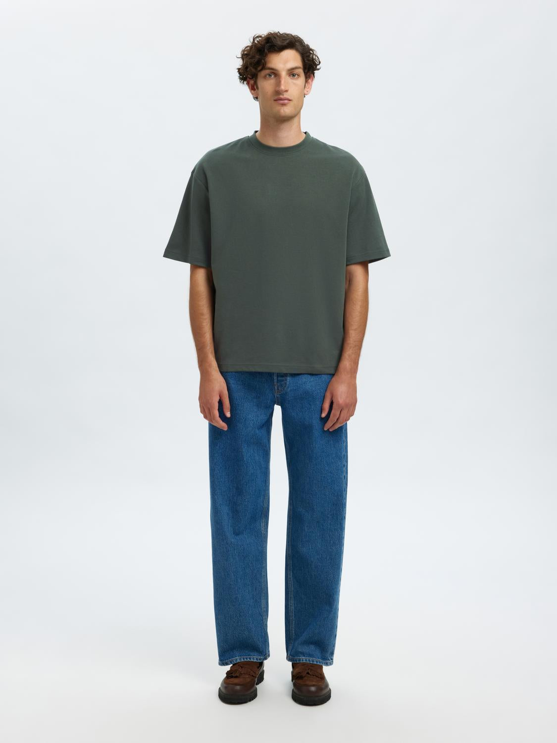 T-shirts - Slhlooseoscar Ss O-Neck Tee Noos -  - Hr Ravn
