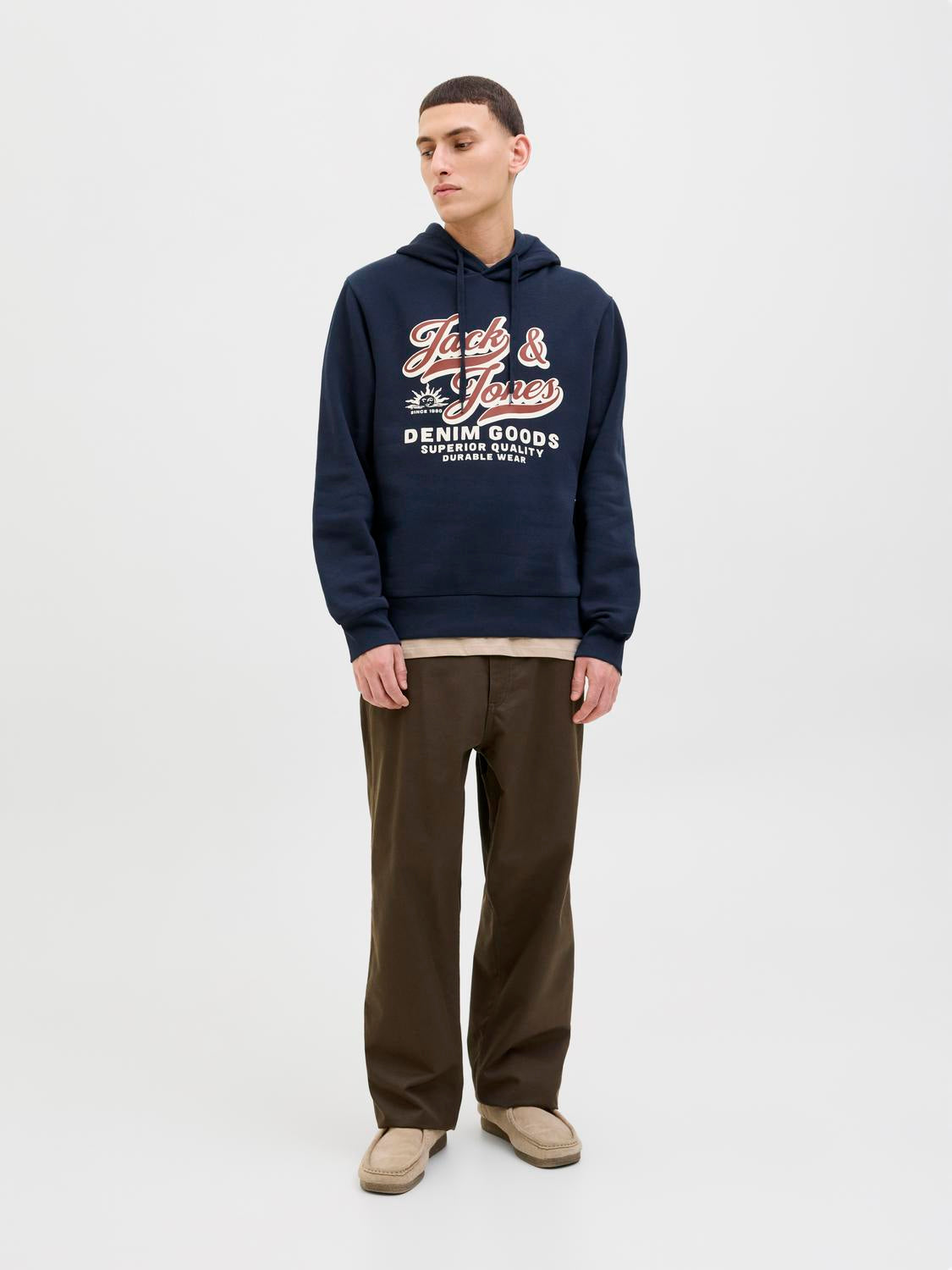 Sweatshirts - Jjelogo Sweat Hood 2 Col 25/26 Noos -  - Hr Ravn