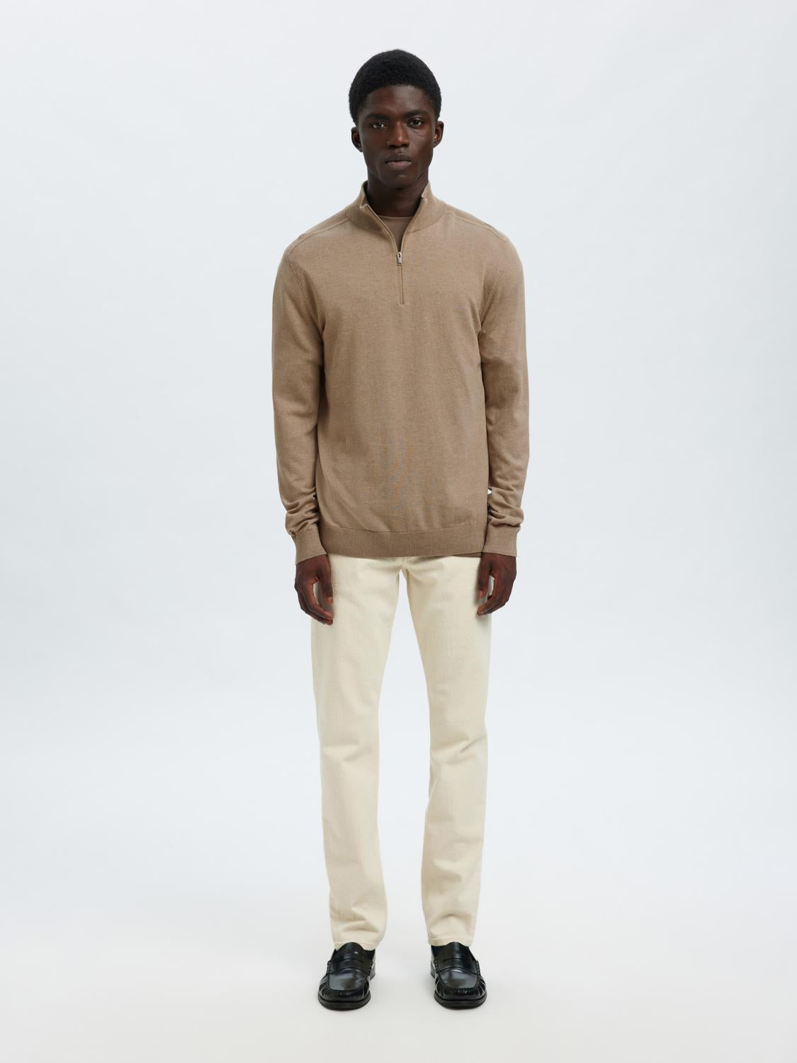 STRIK - Slhberg Ls Half Zip Noos -  - Hr Ravn