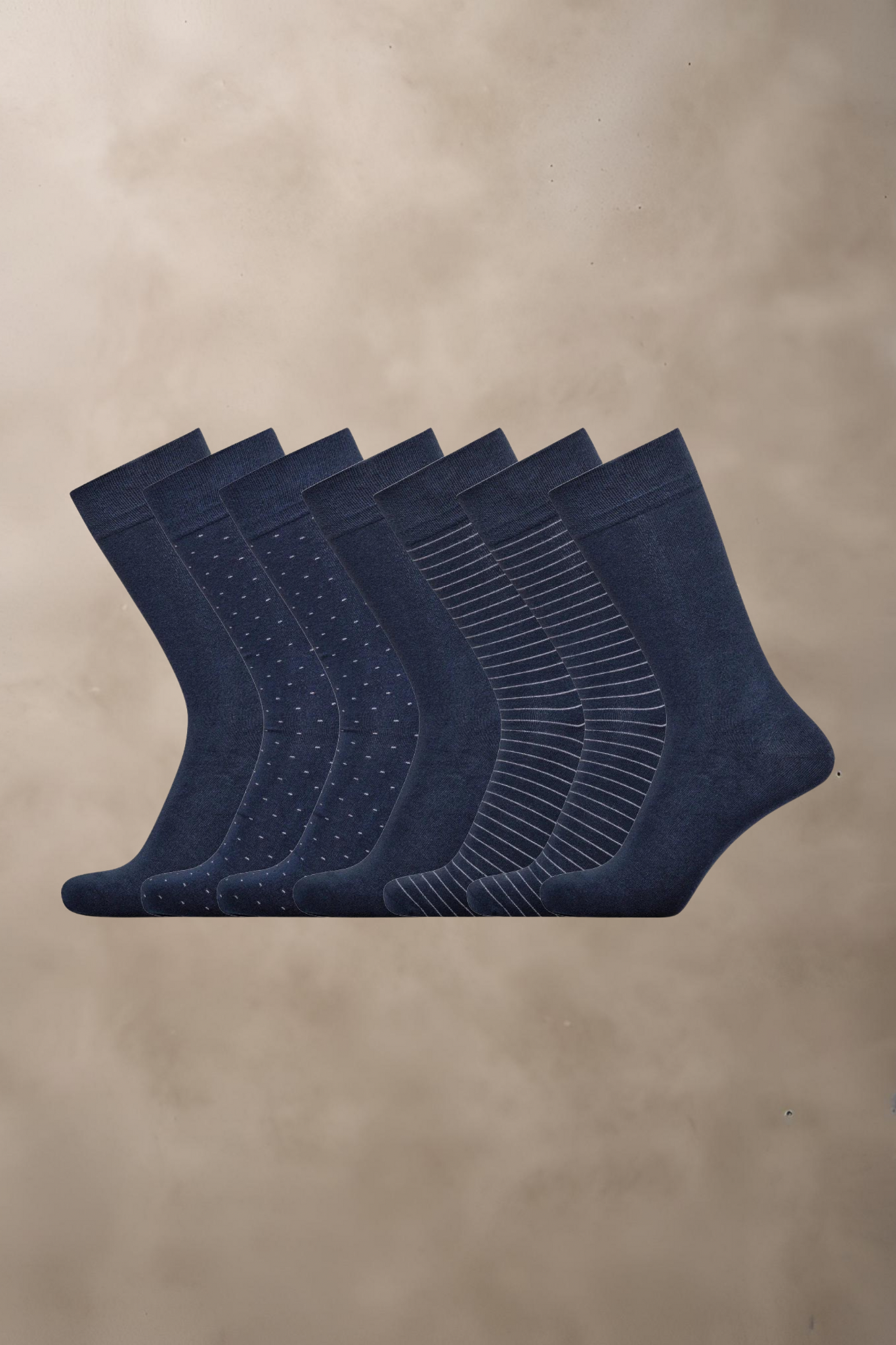 Socks Bamboo 7 Pairs - STRØMPER -  - Hr Ravn