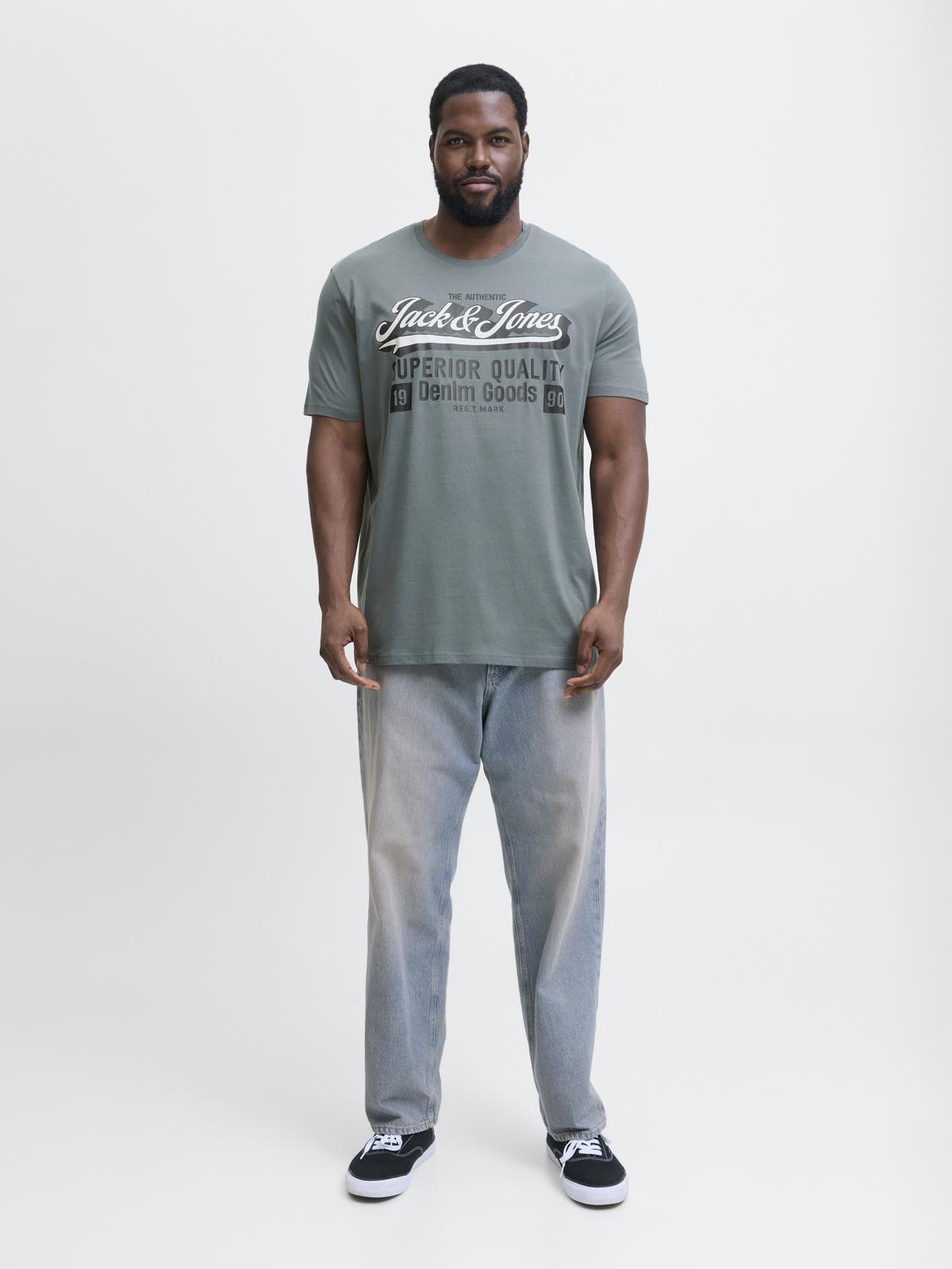 T-shirts - Jjelogo Tee Ss Oneck 2 Col Aw25 Noos Pls -  - Hr Ravn