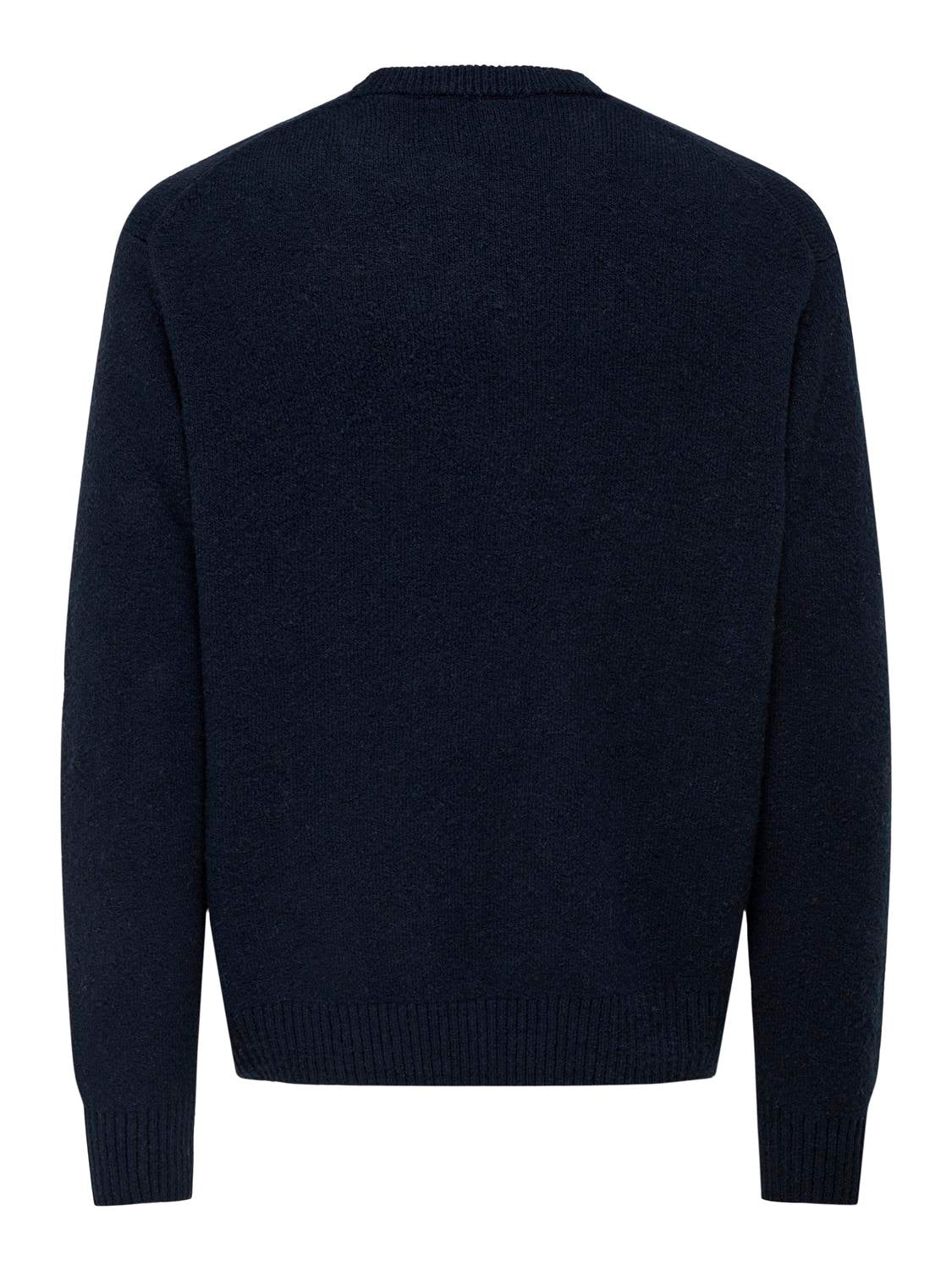STRIK - Onsjames Rlx Crew Knit Noos -  - Hr Ravn