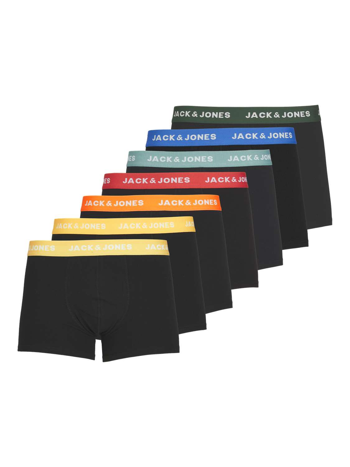 Trunks - Jacvito Solid Trunks 7 Pack Noos -  - Hr Ravn