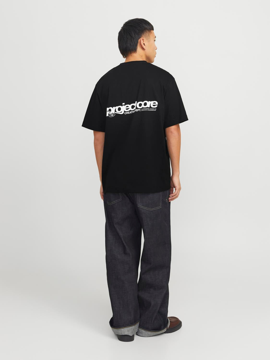 T-shirts - Jcounion Back Print Tee Ss Crew Noos -  - Hr Ravn