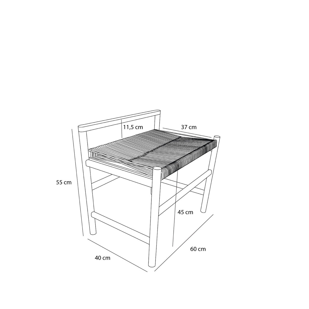 Heritage Bænk Small Natur