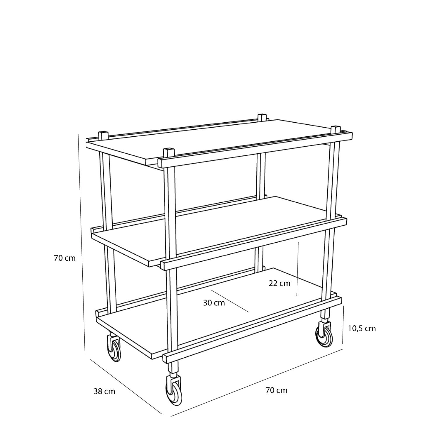 Crayon Rullebord Natur