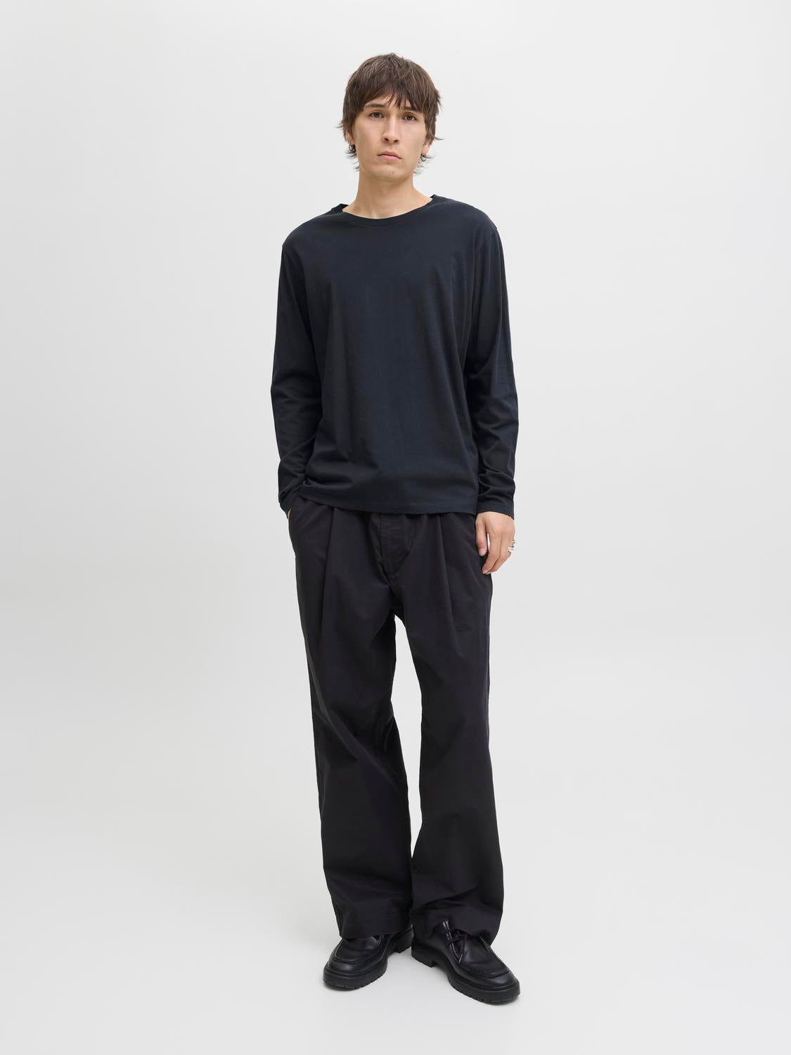 T-shirts - Jjeorganic Basic Tee Ls O-Neck Noos -  - Hr Ravn