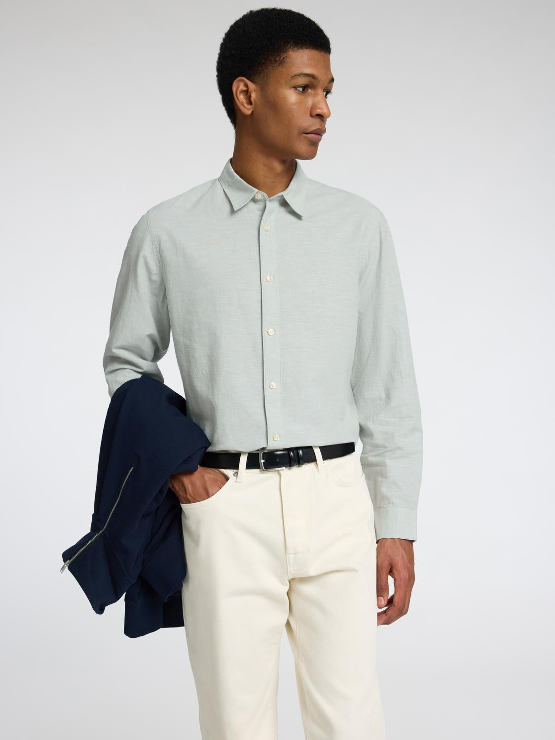 Slhslim-Sun Shirt Ls Noos