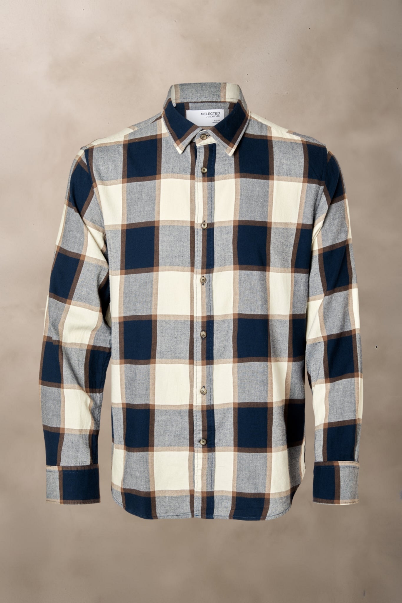 SLHREG-OWEN FLANNEL MIX CHECK SHIRT