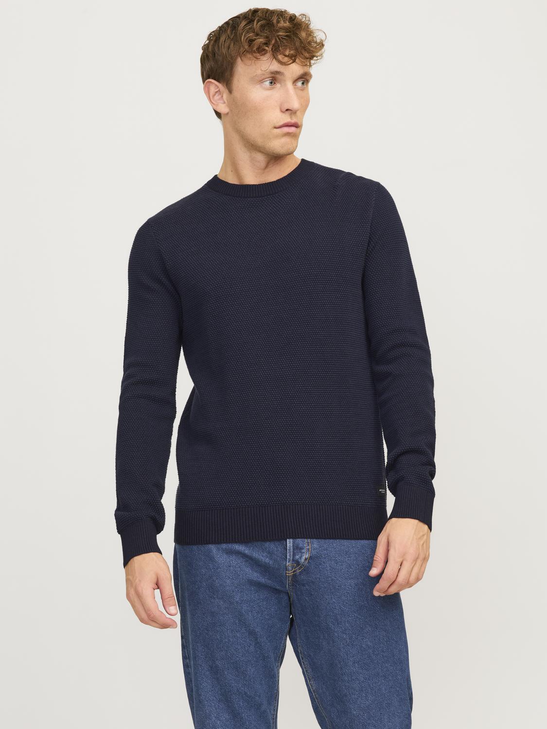 STRIK - Jjeglobe Knit Crew Neck Noos -  - Hr Ravn