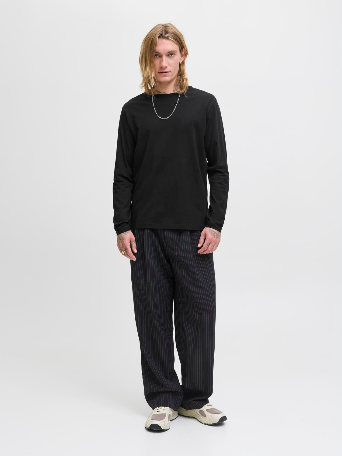 T-shirts - Jjeorganic Basic Tee Ls O-Neck Noos -  - Hr Ravn