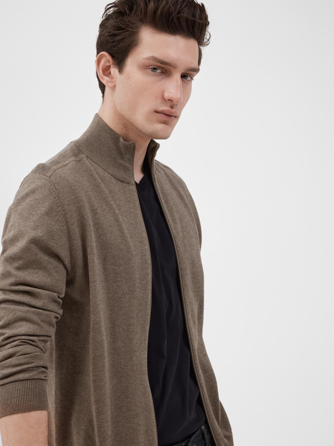 Slhberg Full Zip Cardigan Noos