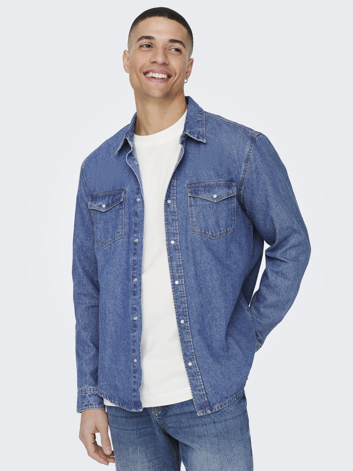 LANGE SKJORTER - Onsbane 3247 Dnm Shirt Noos -  - Hr Ravn