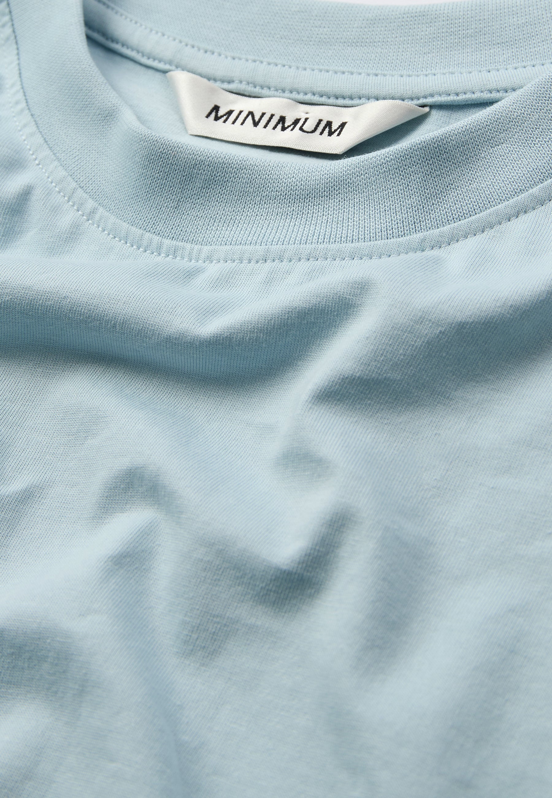 minimum male Aarhus kortærmet t-shirt G029 GOTS Short Sleeved T-shirt 4115 Cashmere Blue