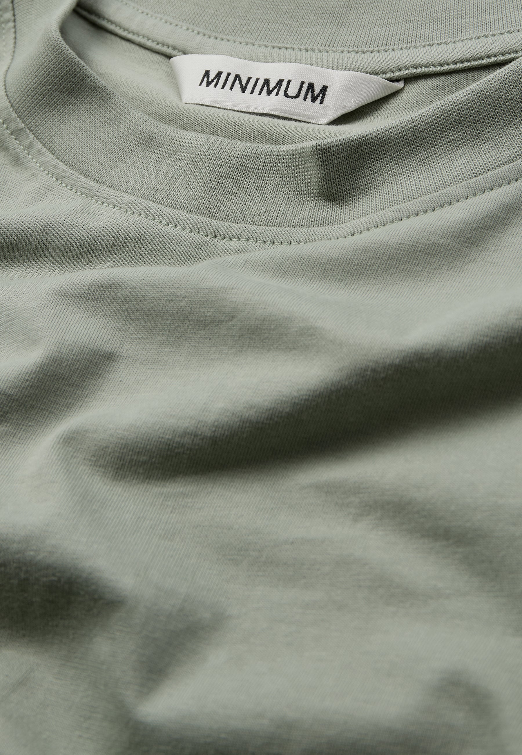 minimum male Aarhus kortærmet t-shirt G029 GOTS Short Sleeved T-shirt 5107 Chinois green