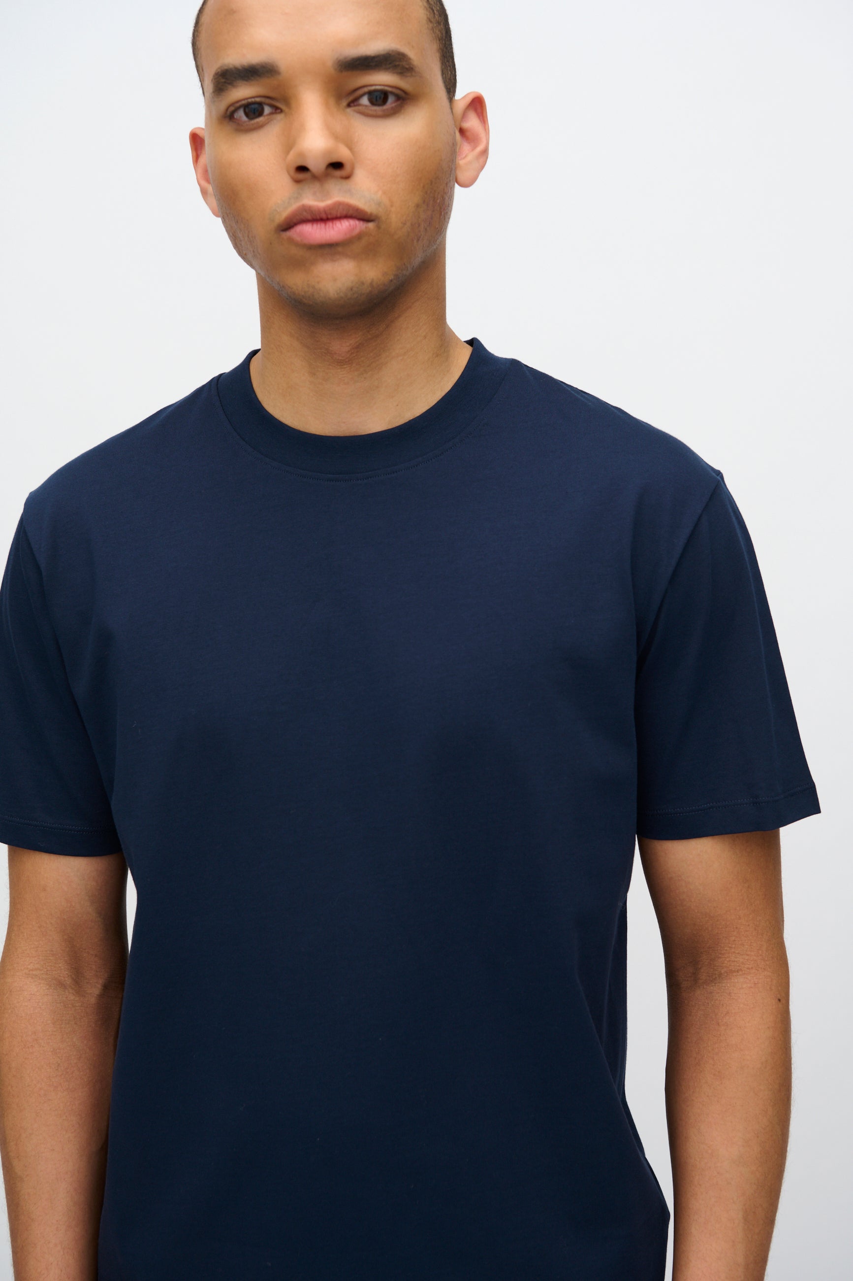 minimum male Aarhus kortærmet t-shirt G029 GOTS Short Sleeved T-shirt 687 Navy Blazer