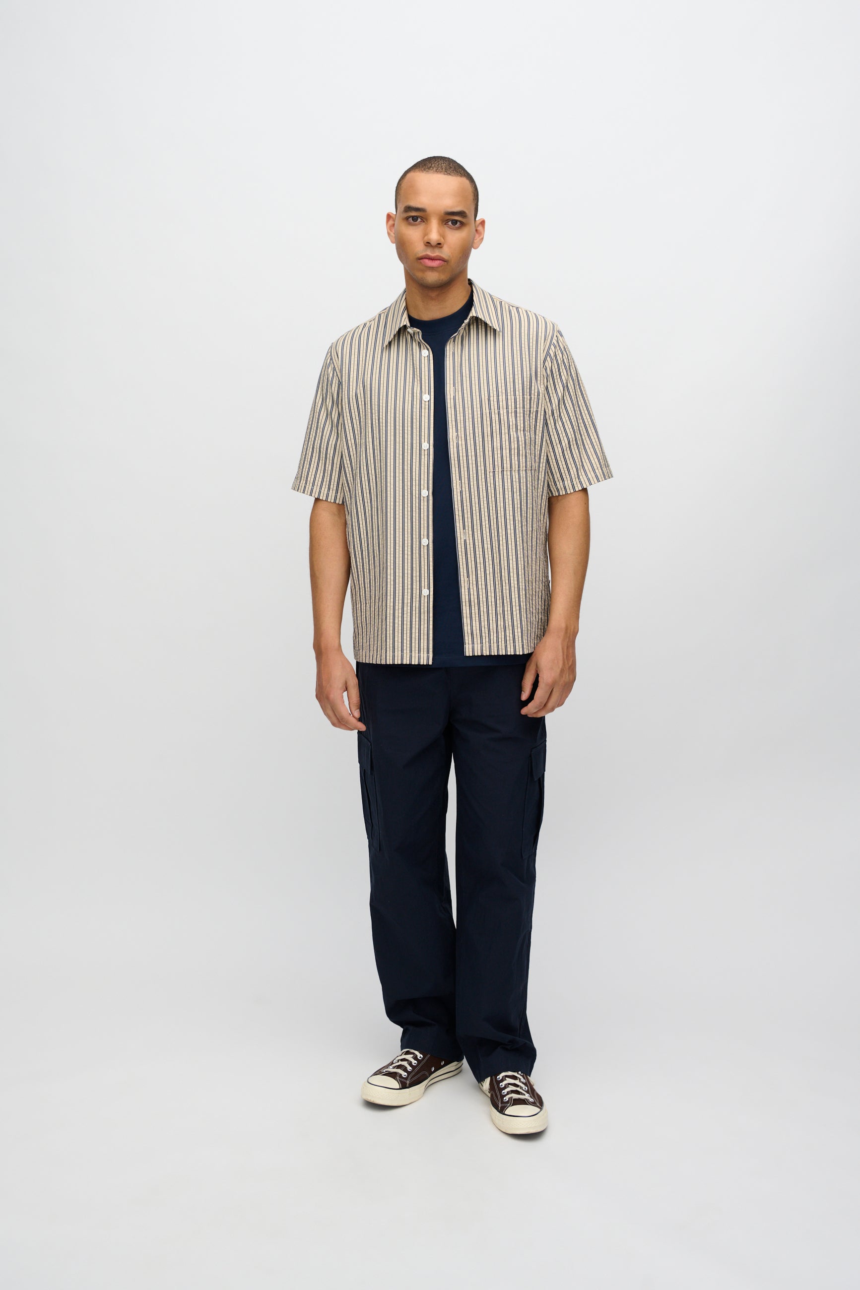 minimum male Aarhus kortærmet t-shirt G029 GOTS Short Sleeved T-shirt 687 Navy Blazer