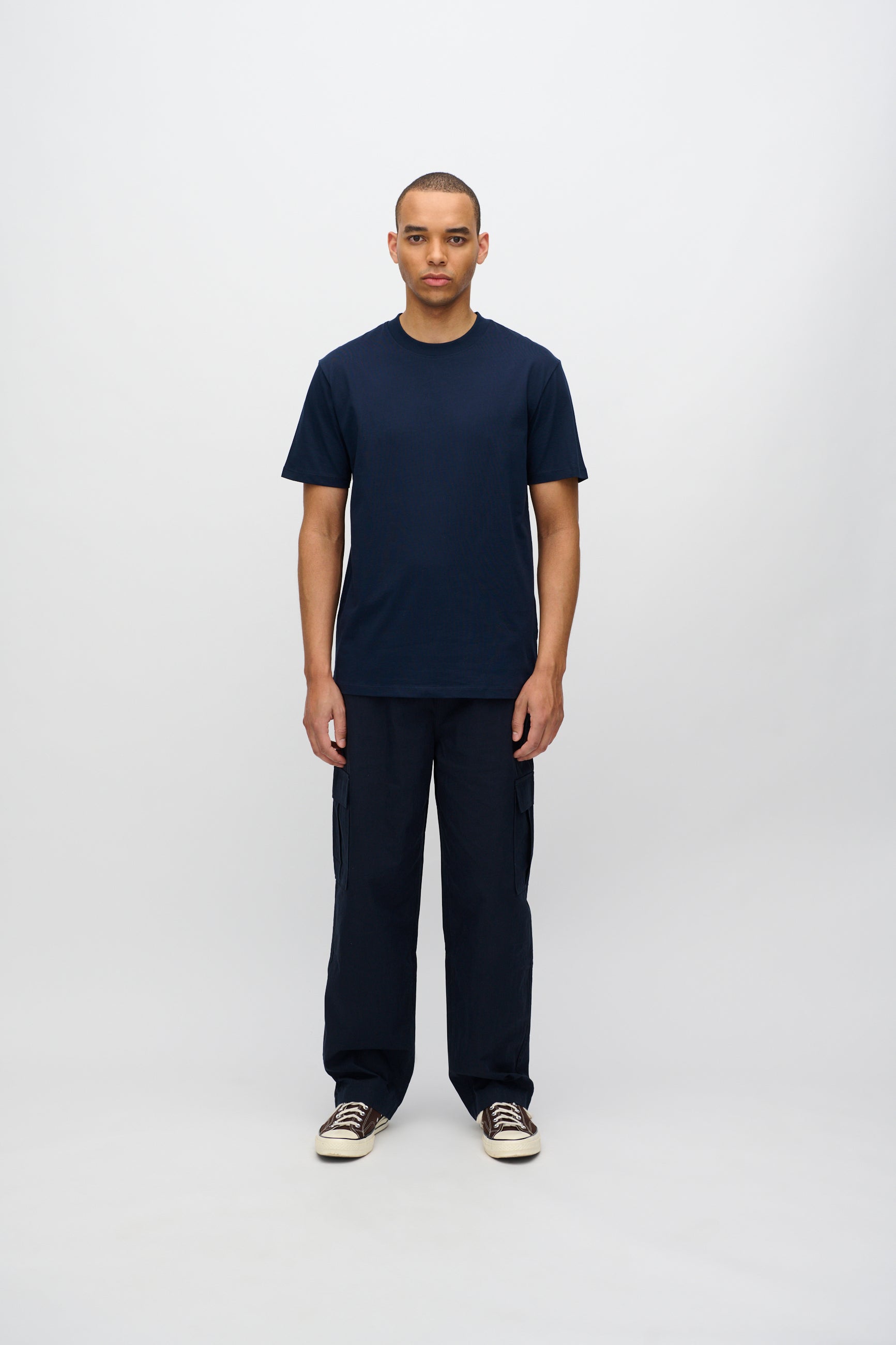 minimum male Aarhus kortærmet t-shirt G029 GOTS Short Sleeved T-shirt 687 Navy Blazer