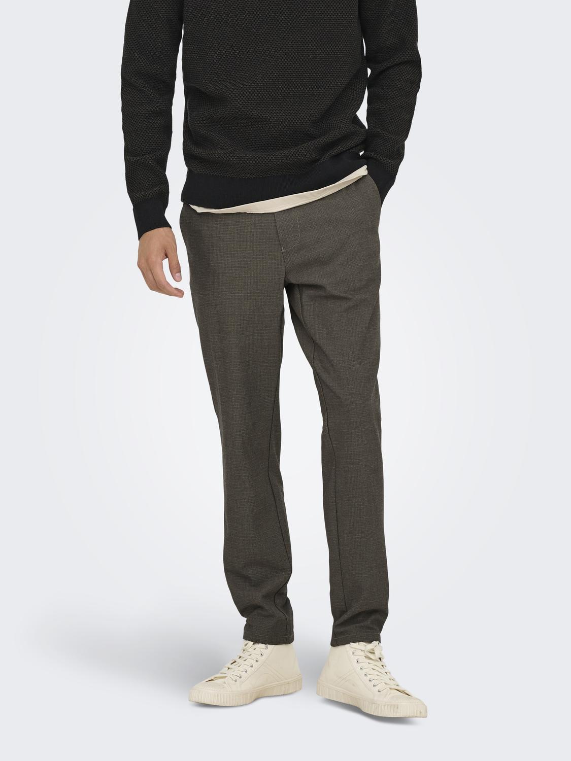 BUKSER - Onsbrad Life Slim Check 0184 Pant Noos -  - Hr Ravn