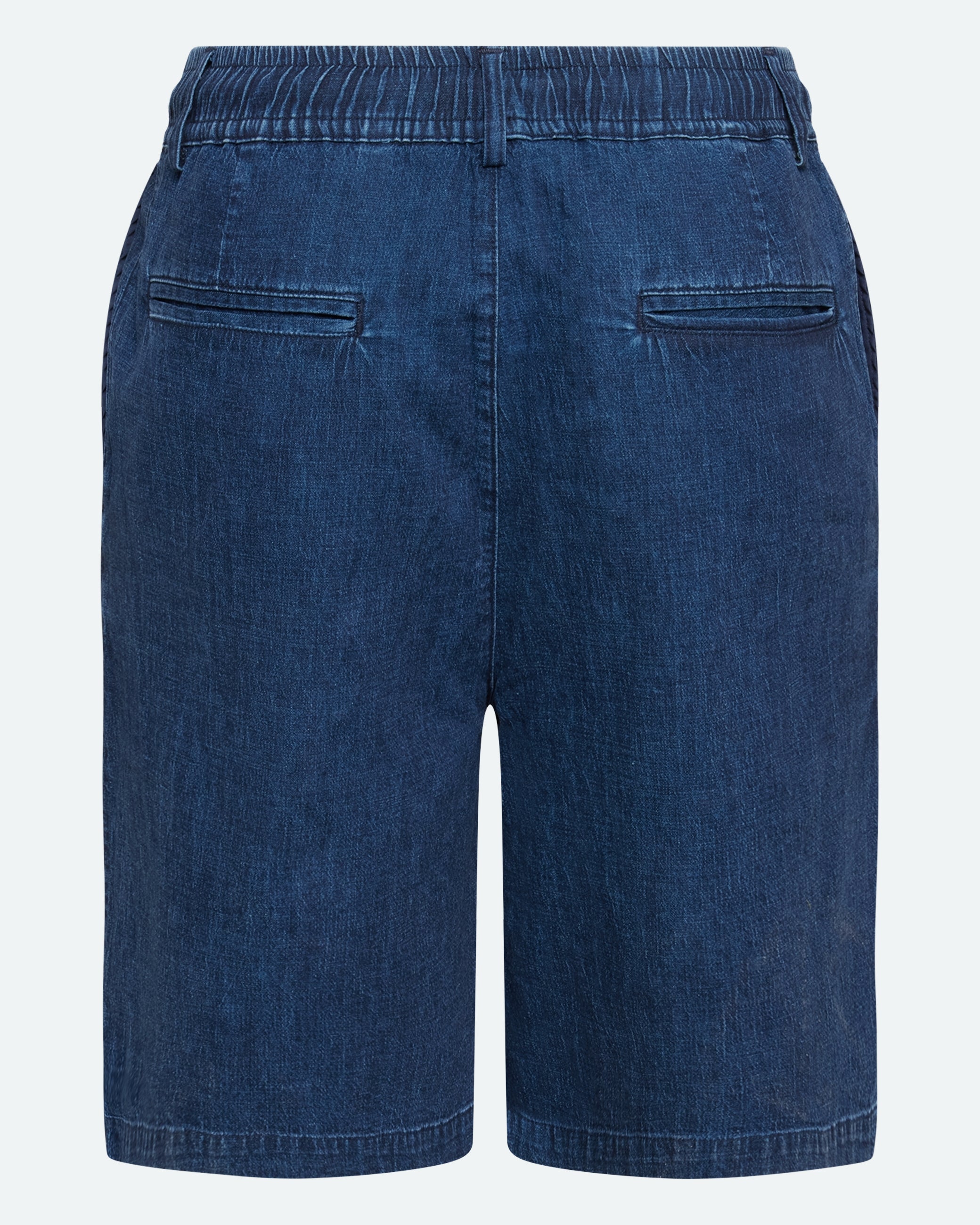 minimum male Atlas shorts i denim- og hørblanding 4239 Shorts 3922 Sky Captain