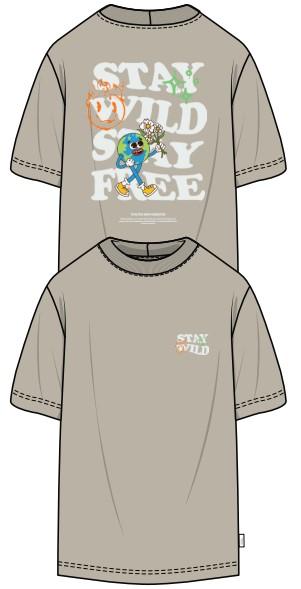 T-shirts - Onskeane Rlx Ss Print Tee Noos -  - Hr Ravn