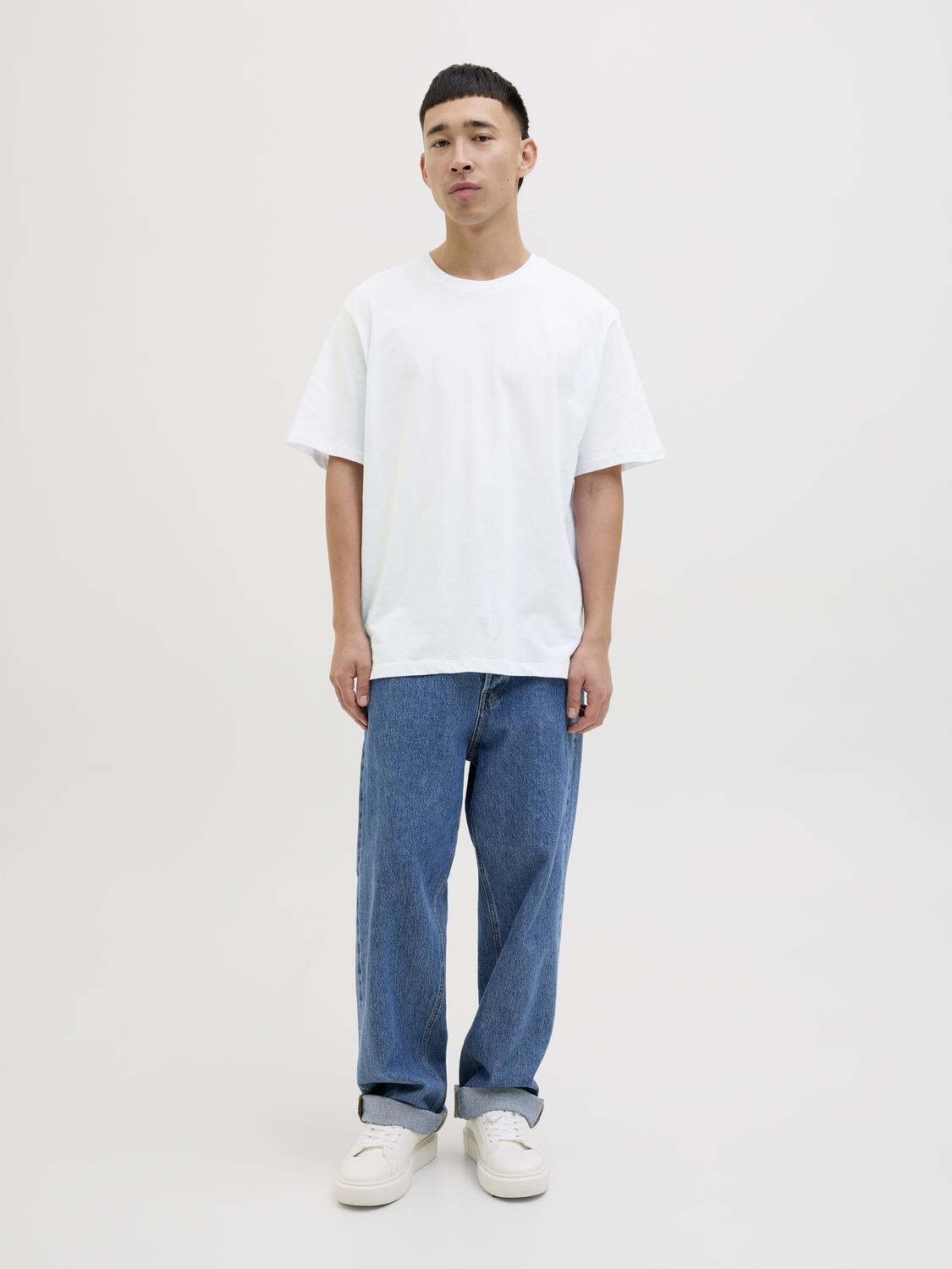 T-shirts - Jjhugo Loose Tee Ss Crew Neck 5Pk Mp -  - Hr Ravn