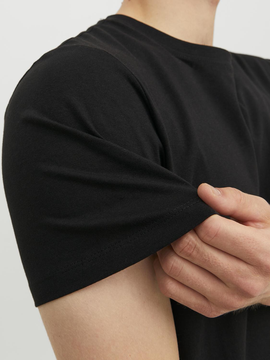 T-shirts - Jjenoa Tee Ss Crew Neck 5Pk Mp Noos -  - Hr Ravn