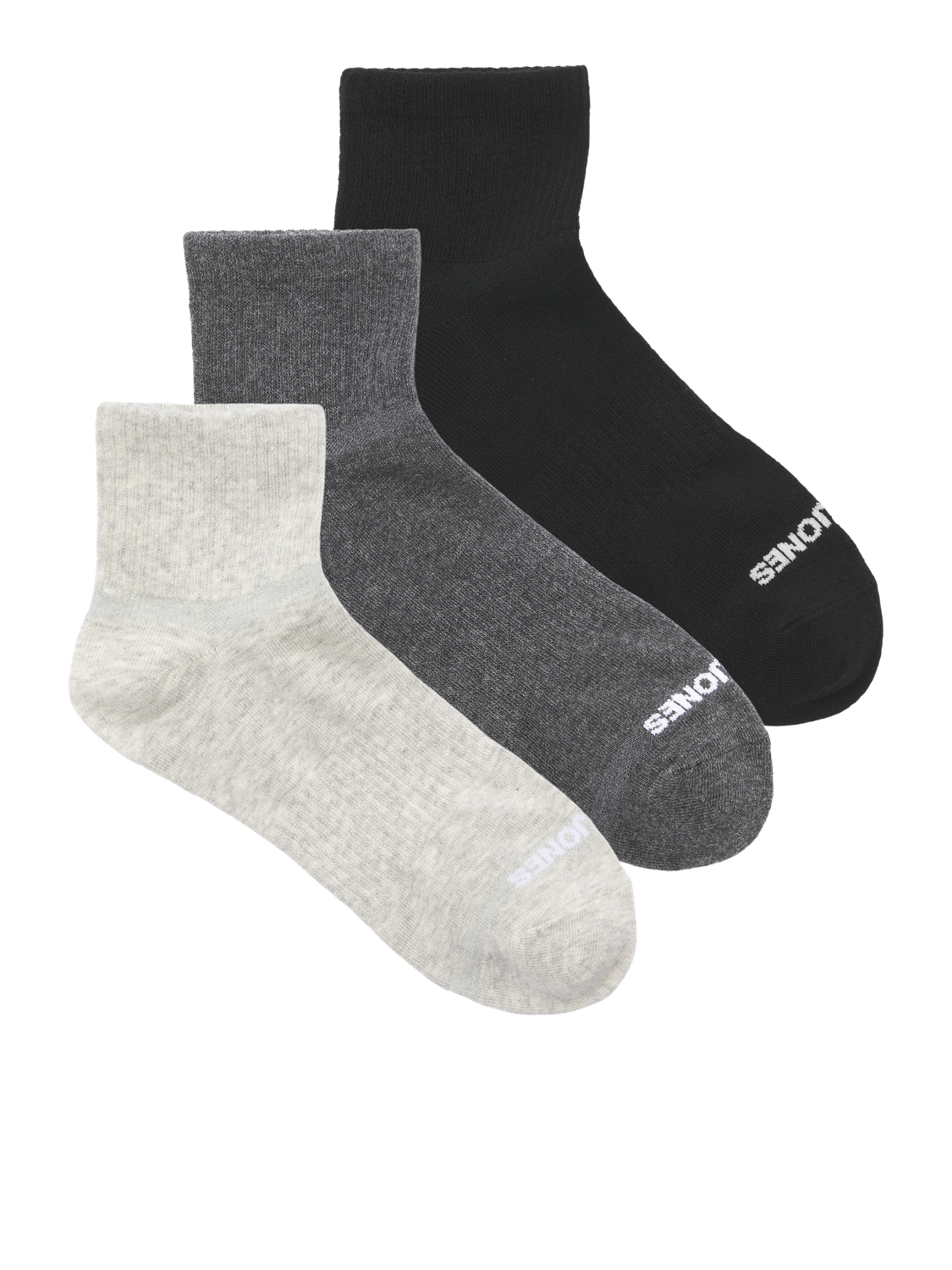 Socks - Jacluca Short Tennis Socks 3 Pack Noos -  - Hr Ravn
