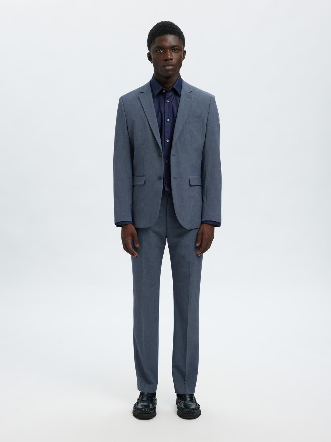 Pants - Slhslim-Liam Mini Hounds Trs Flex Noos -  - Hr Ravn