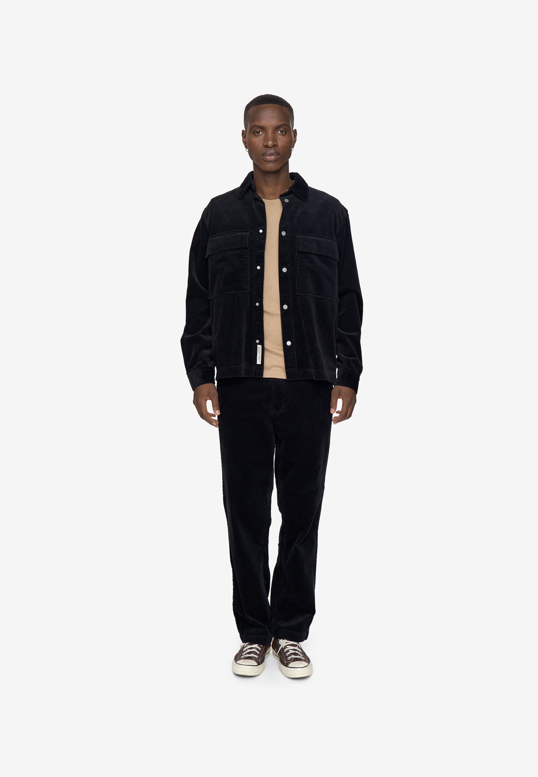 minimum male Cage Overshirt 3929 Overshirt 999 Black