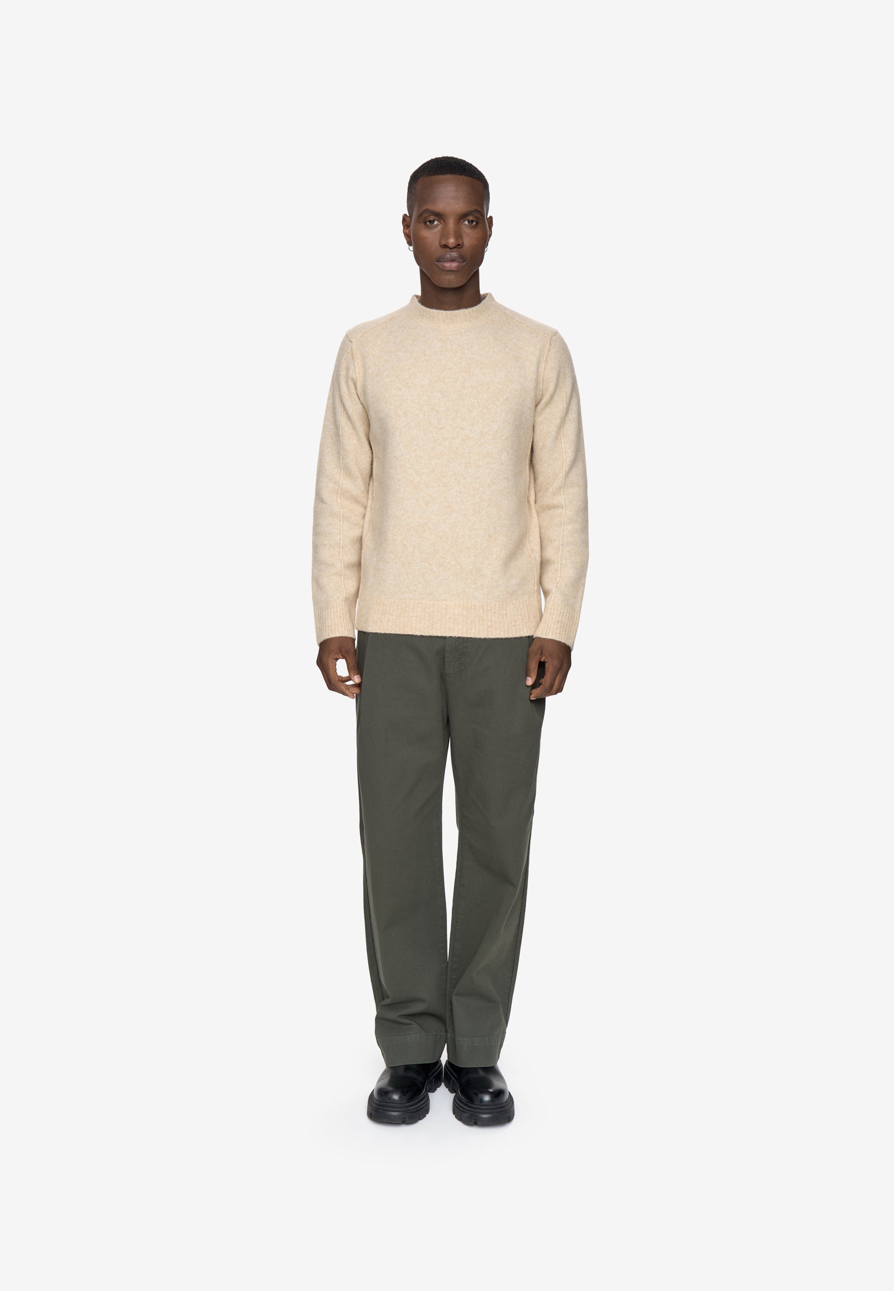 minimum male Chuck knit sweater 4491 Jumper 5202 Turtledove
