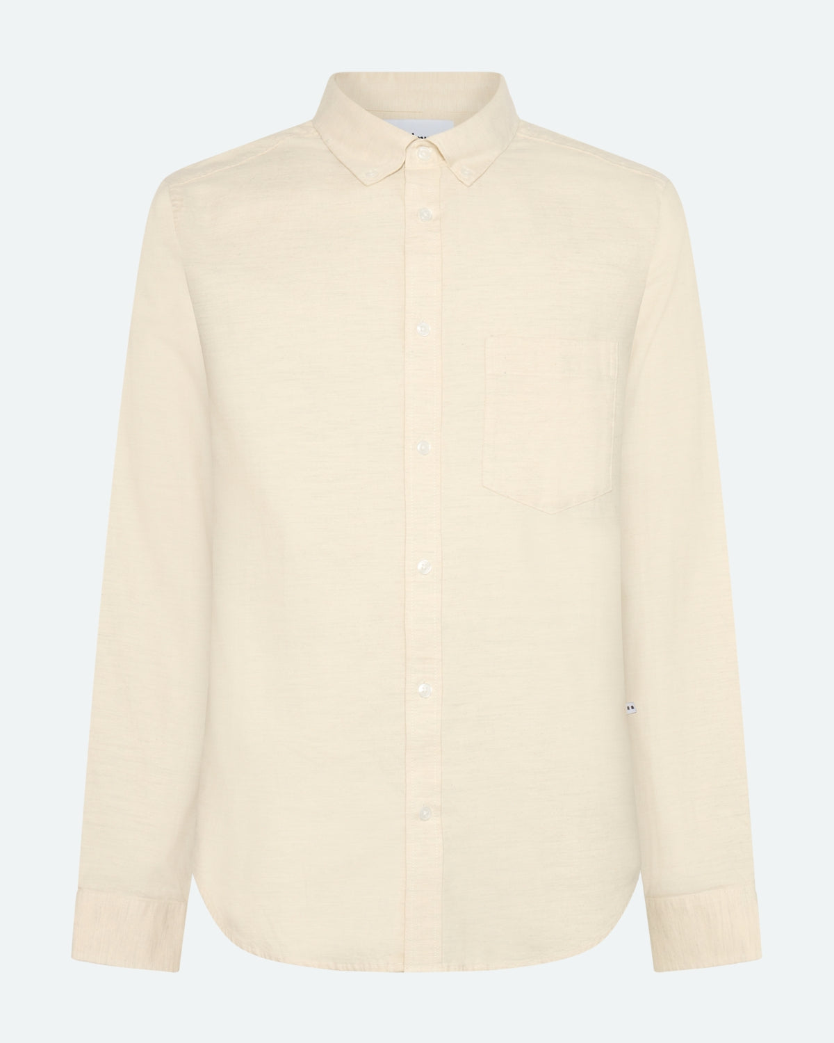 minimum male Colt langærmet reg skjorte 0063 Long Sleeved Shirt 0608 Coco Milk