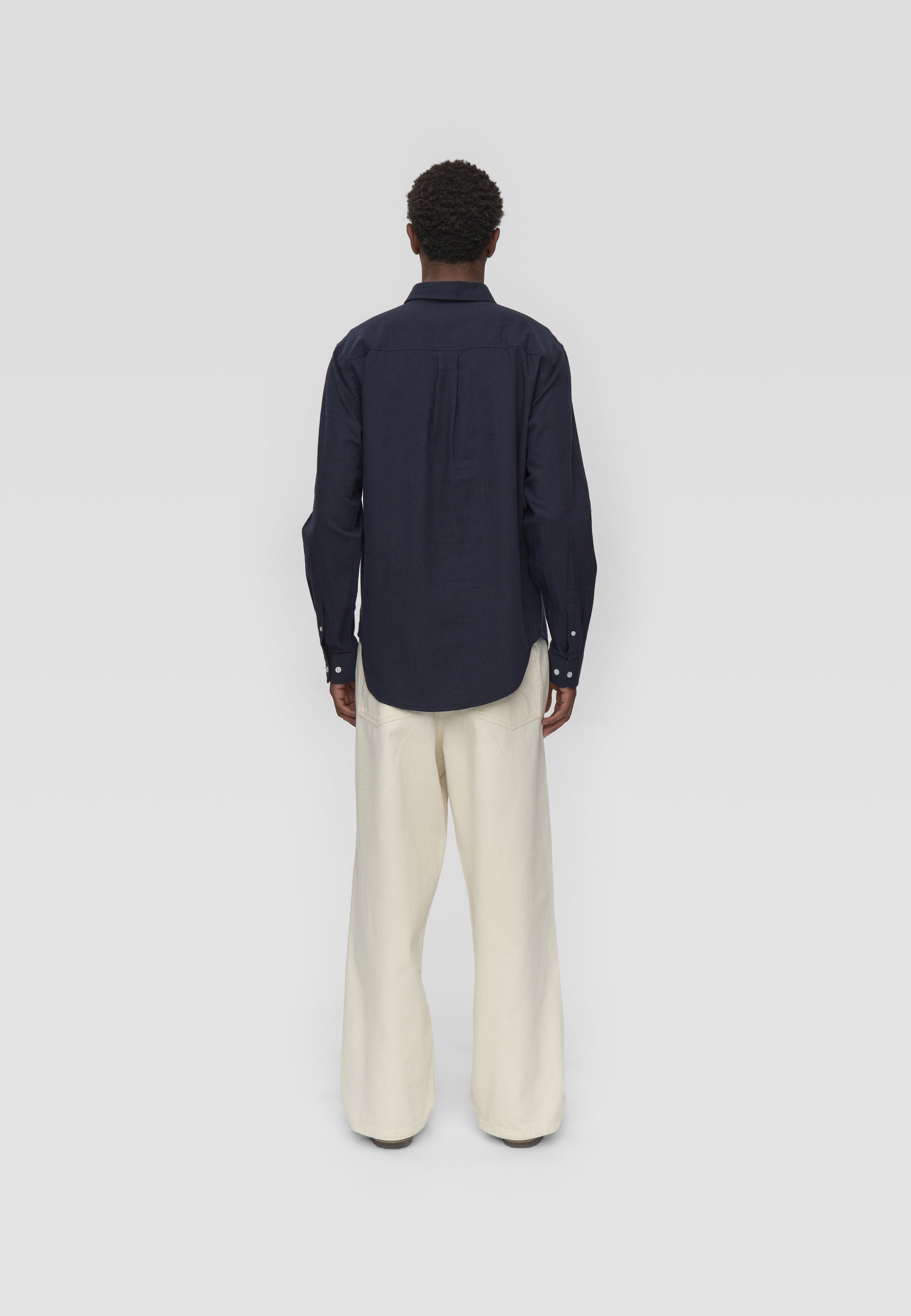 minimum male Colt langærmet reg skjorte 0063 Long Sleeved Shirt 3922 Sky Captain