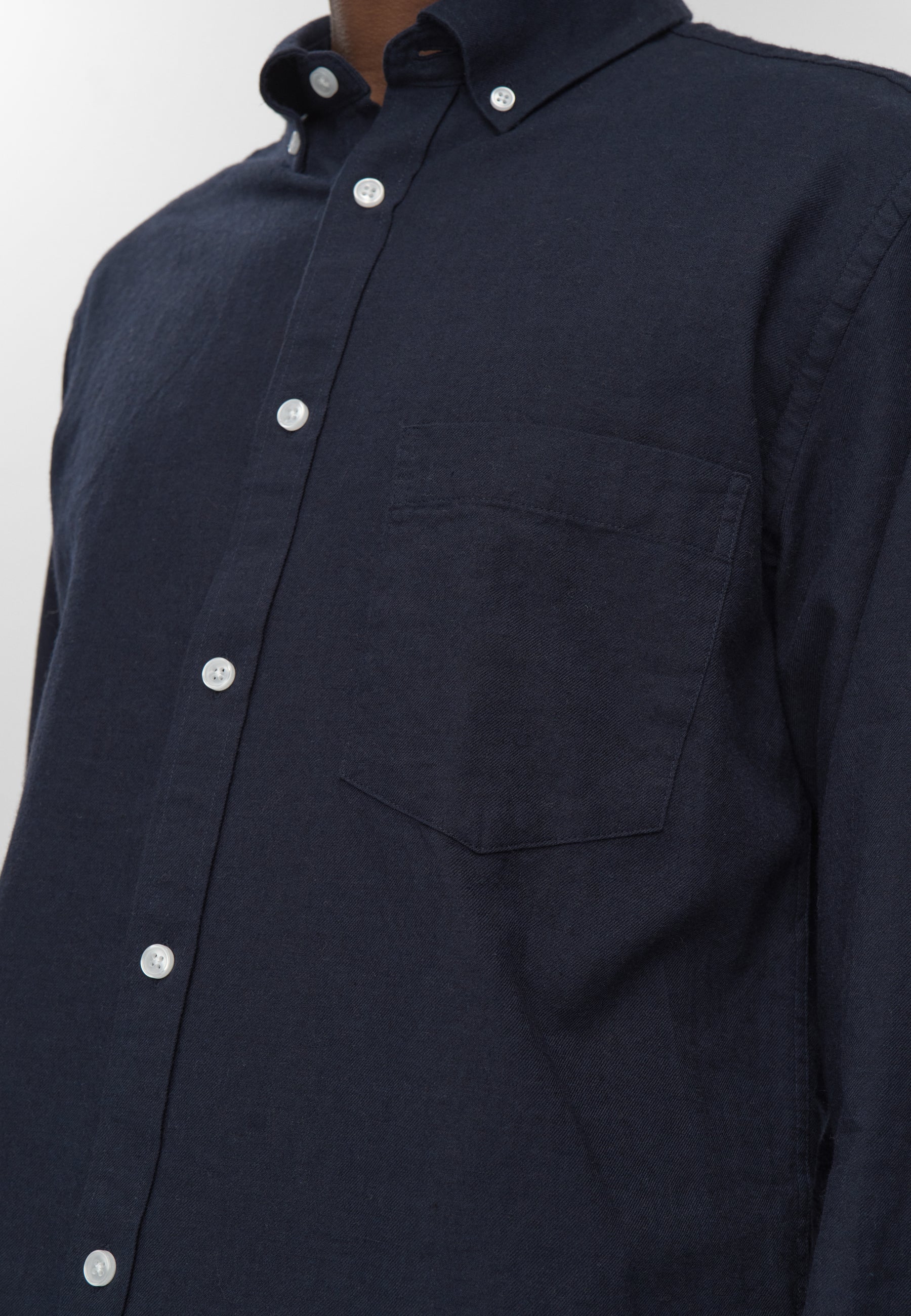 minimum male Colt langærmet reg skjorte 0063 Long Sleeved Shirt 3922 Sky Captain