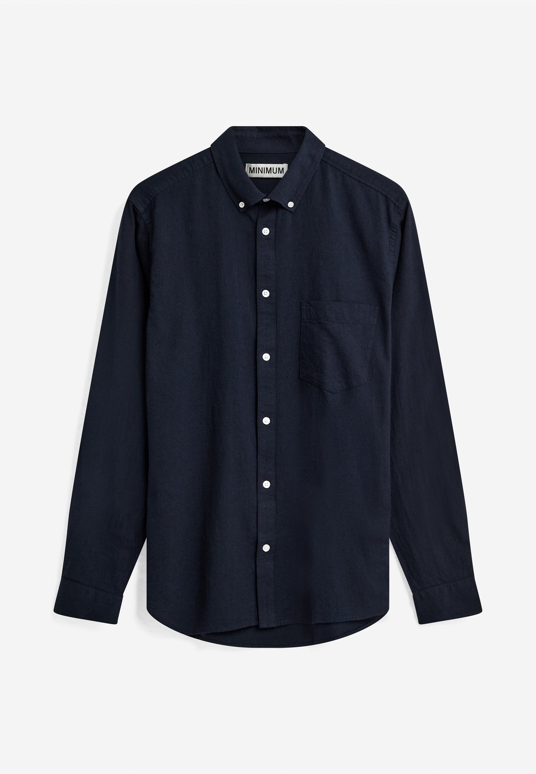 minimum male Colt langærmet reg skjorte 0063 Long Sleeved Shirt 3922 Sky Captain