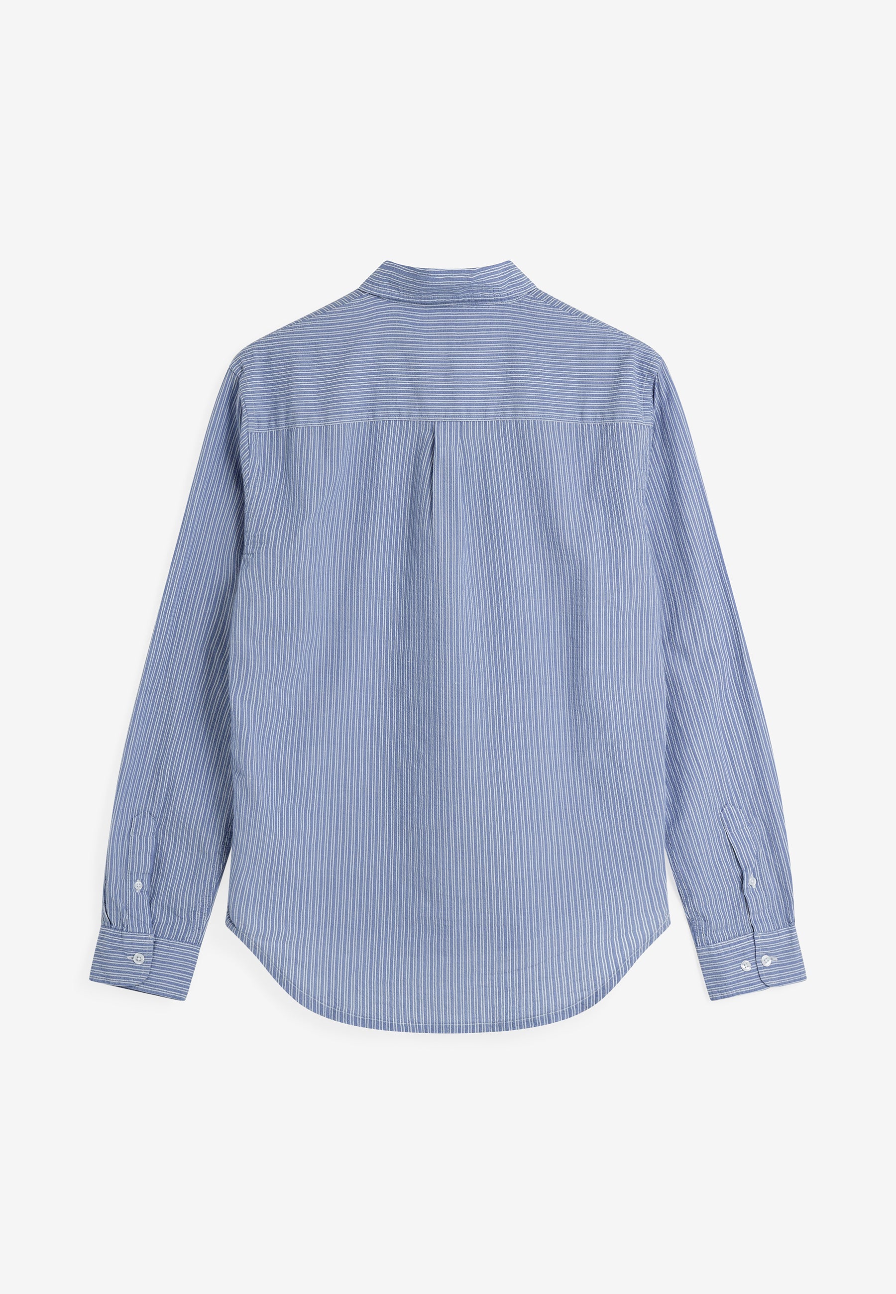 minimum male Colt langærmet reg skjorte 4145 Long Sleeved Shirt 3929 Blue Horizon