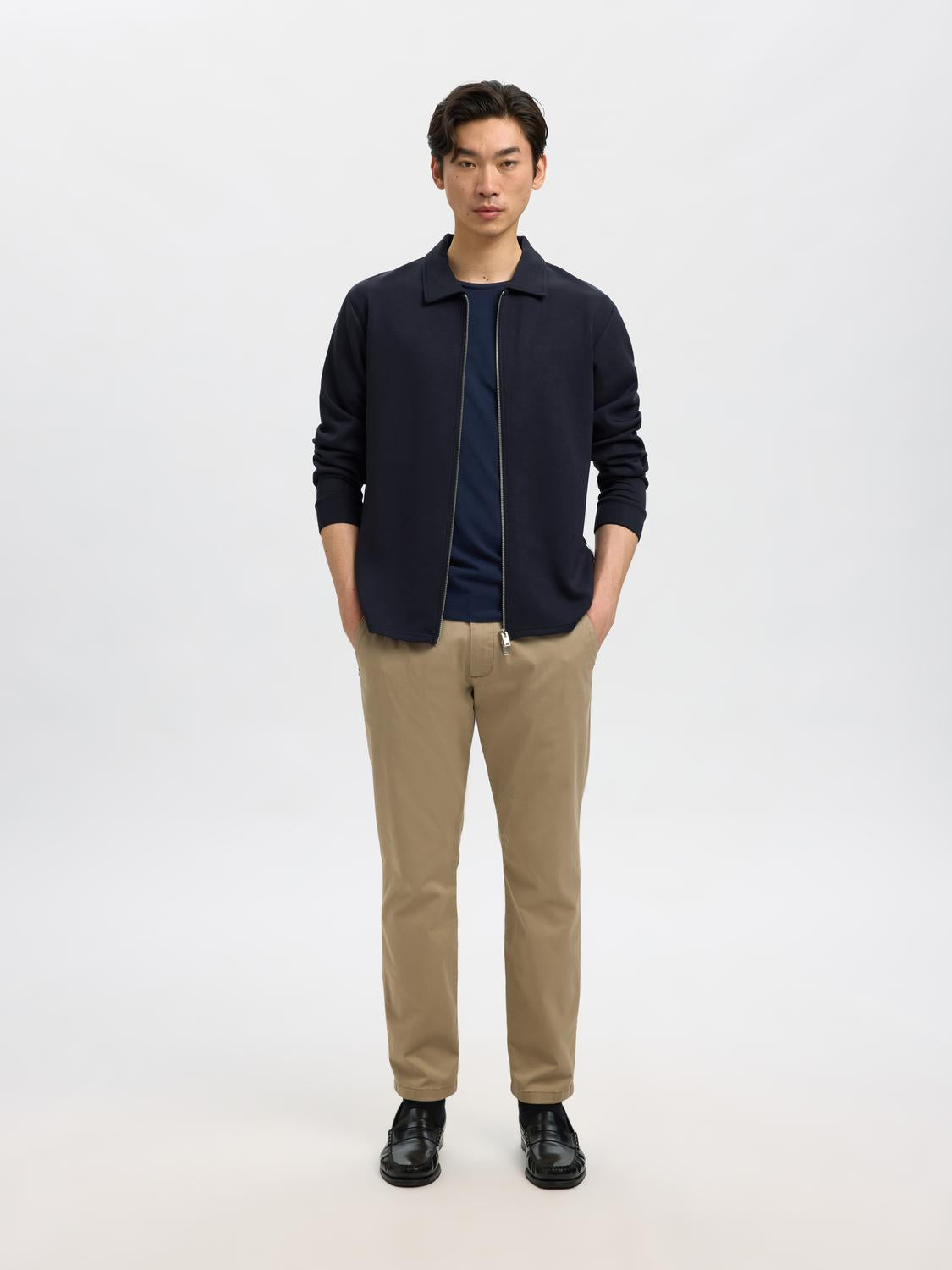Slhemanuel Soft Full Zip Sweat Noos