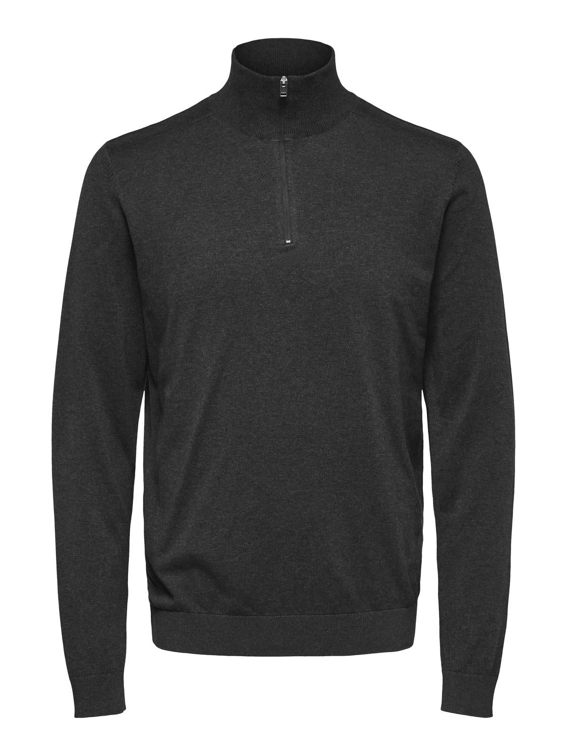 Slhberg Ls Half Zip Noos