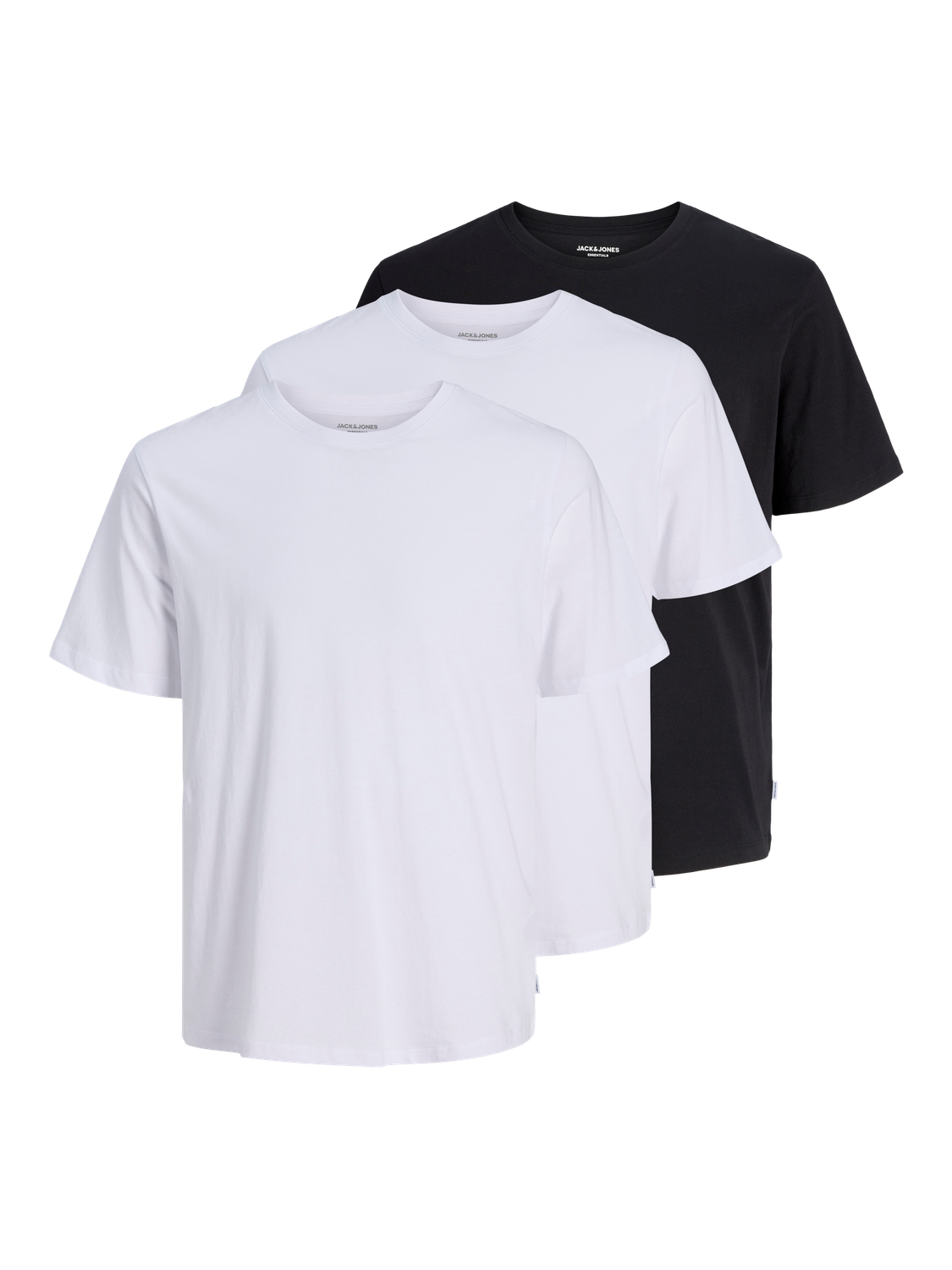 T-shirts - Jjeorganic Basic Tee Ss O-Ne 3Pk Mp Noos -  - Hr Ravn