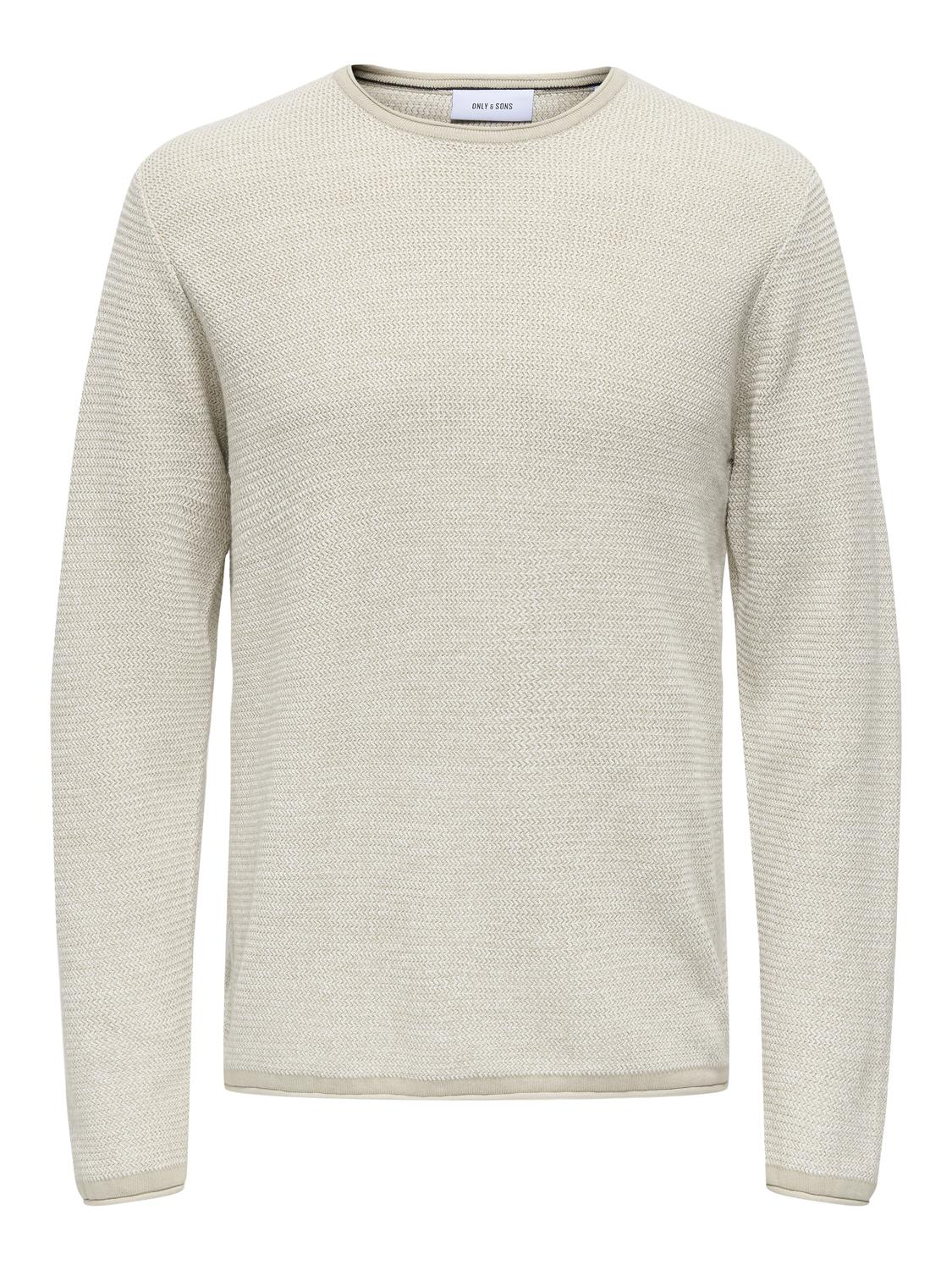 Onseric Reg 12 Struc Crew Knit Noos