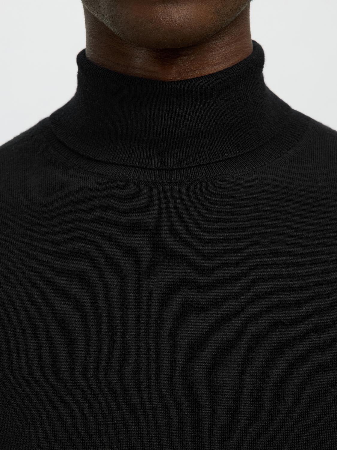 STRIK - Slhtray Ls Knit Merino Roll Neck Noos -  - Hr Ravn