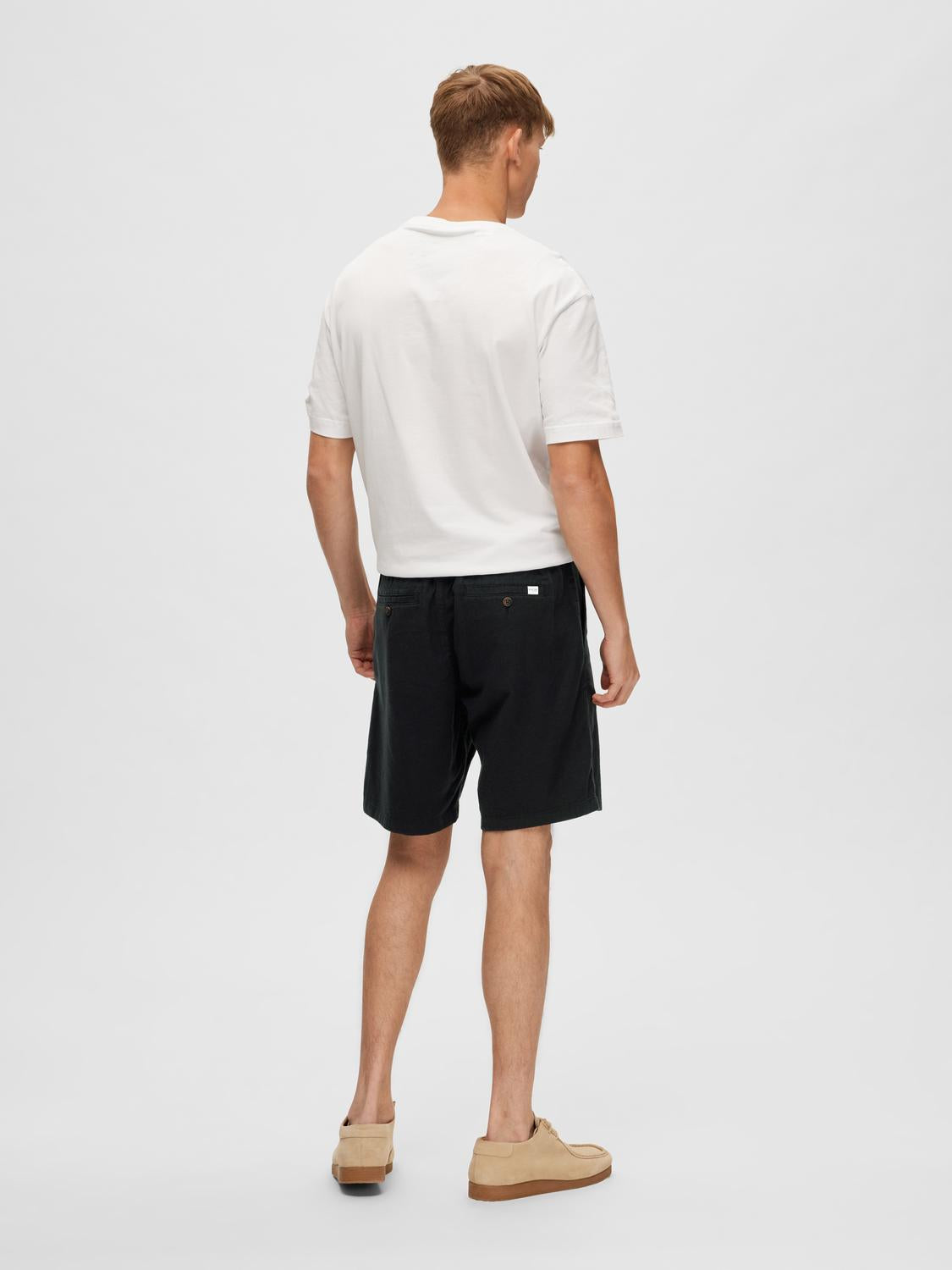 SHORTS - Slhregular-Brody Linen Bld Shorts Noos -  - Hr Ravn