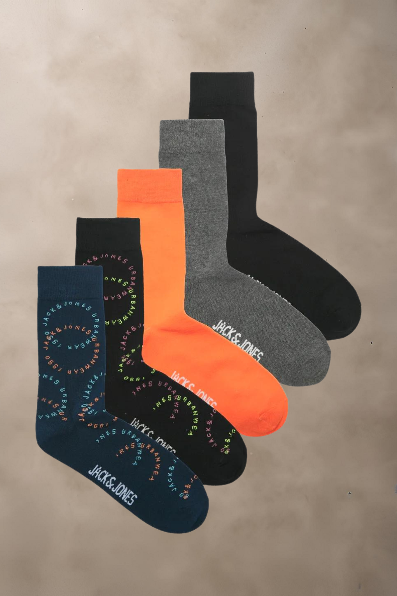 JACLogo Circle Socks 5-Pack