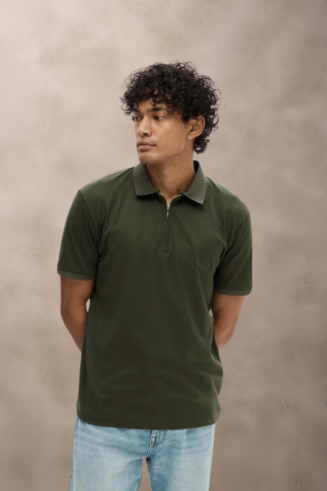 SLHFAVE POLO ZIP